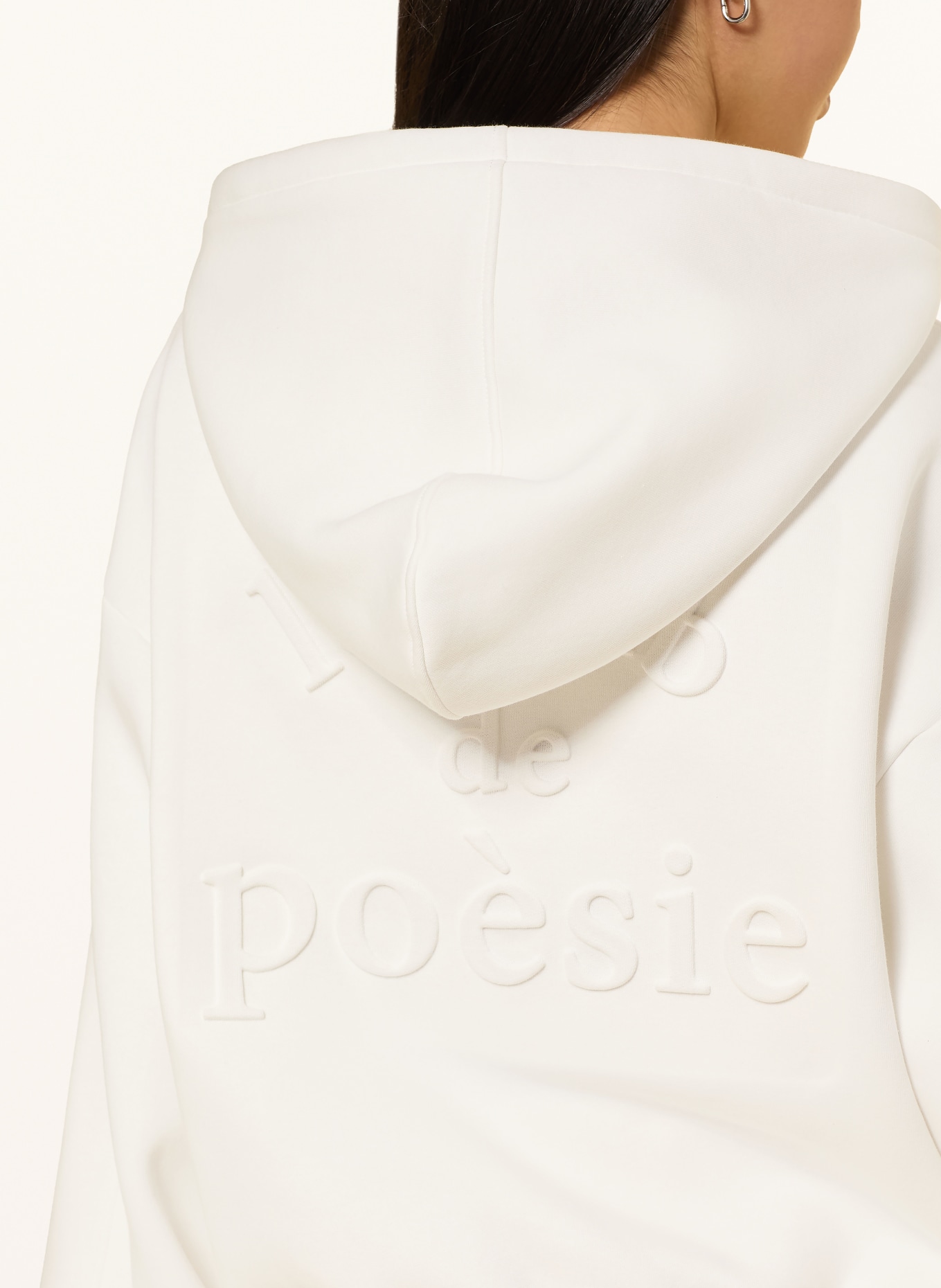 SOFIE SCHNOOR ELISASW Sweatshirt Jacket: WHITE