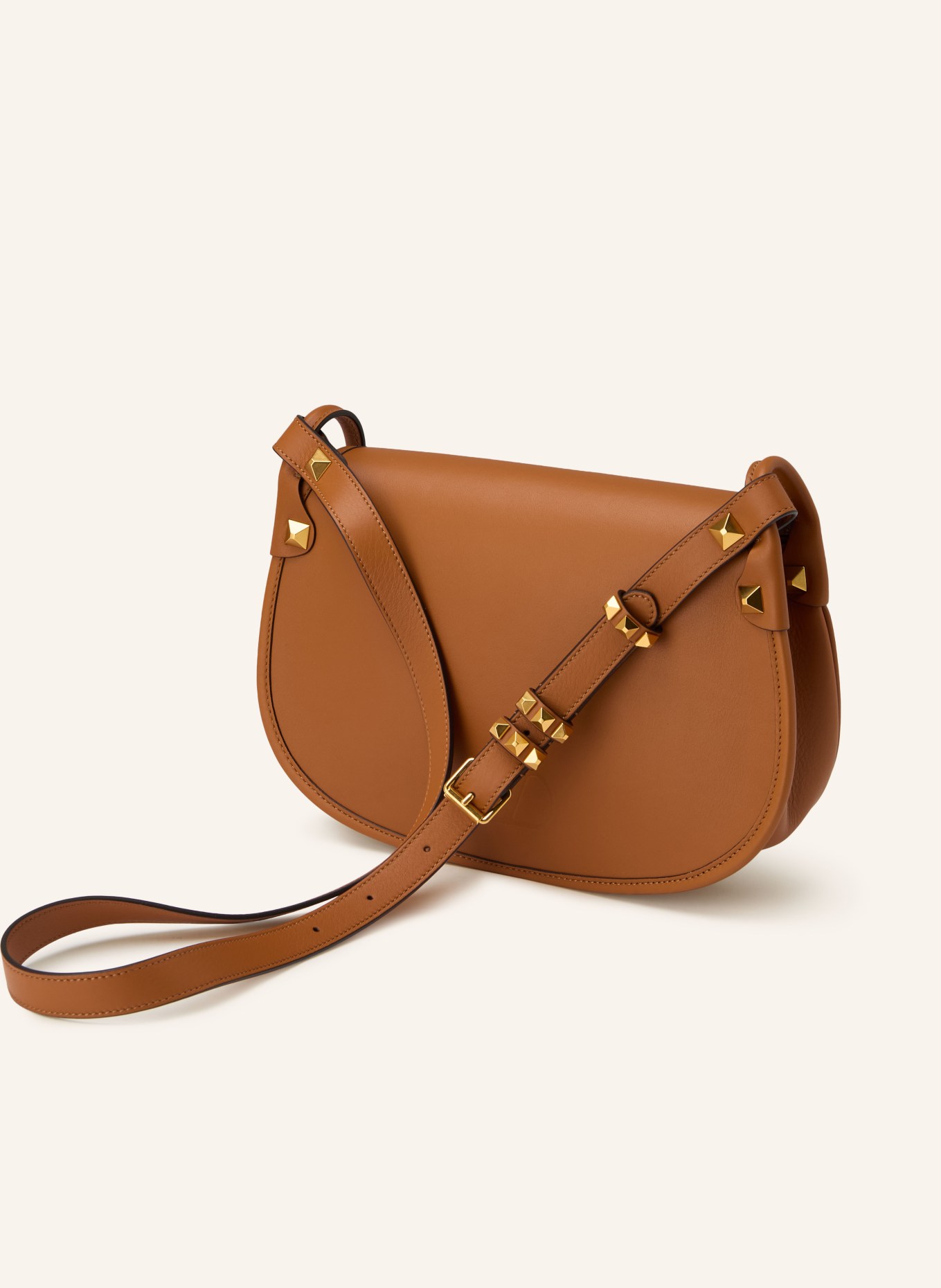 VALENTINO GARAVANI Umhängetasche FLANEUSE: COGNAC