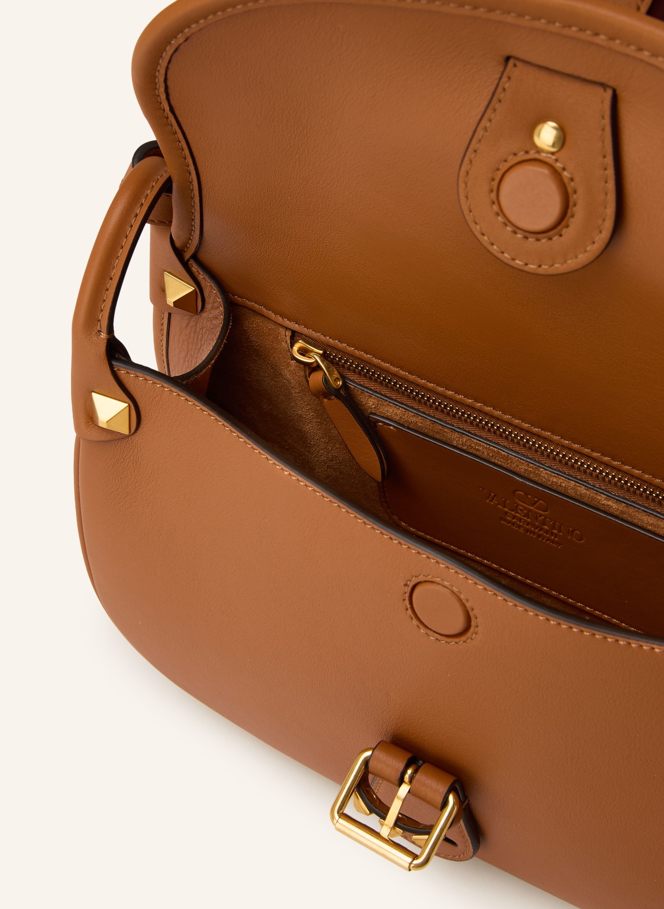 VALENTINO GARAVANI Umhängetasche FLANEUSE: COGNAC