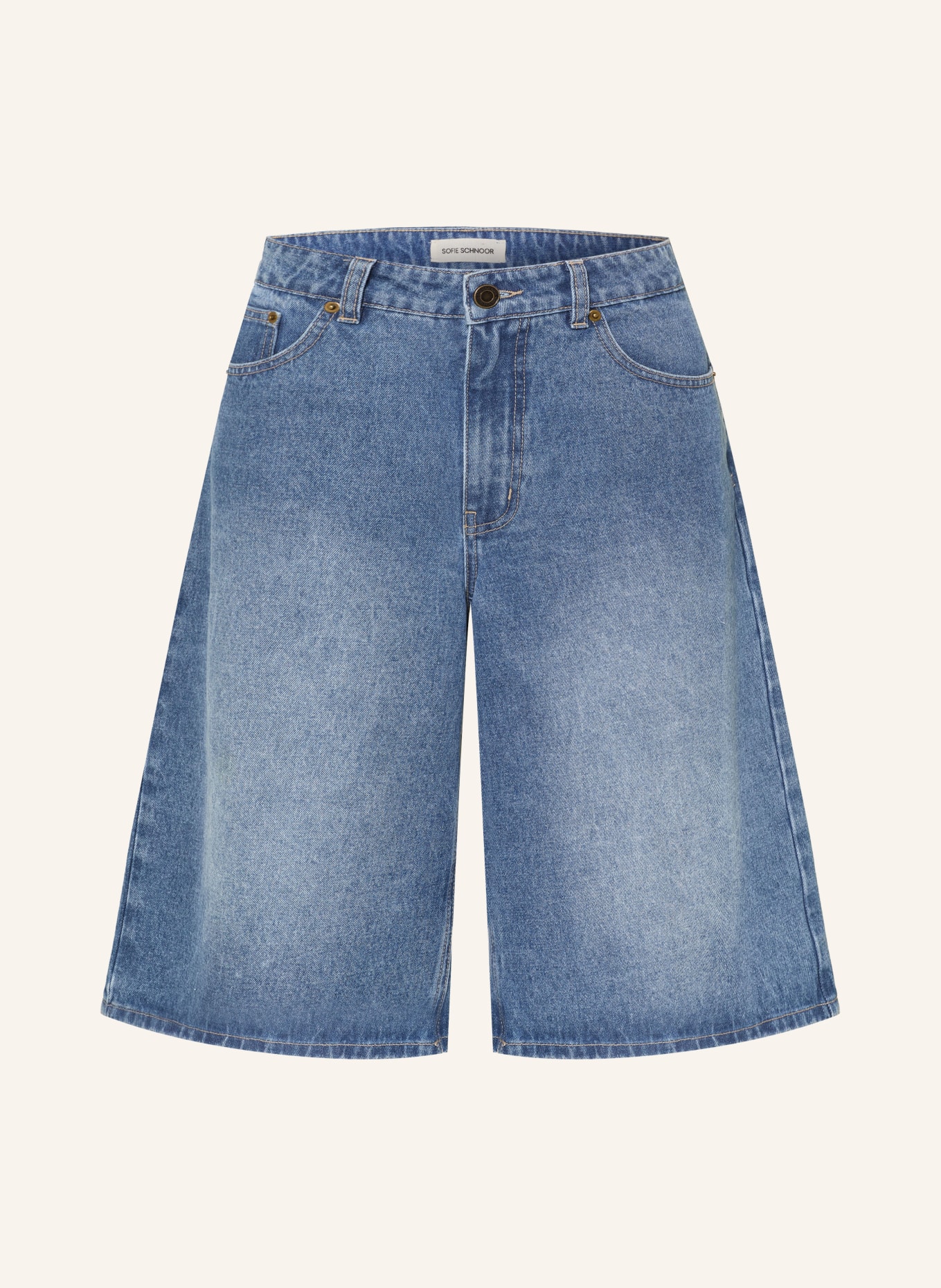 SOFIE SCHNOOR denim shorts: 9106 Denim Blue