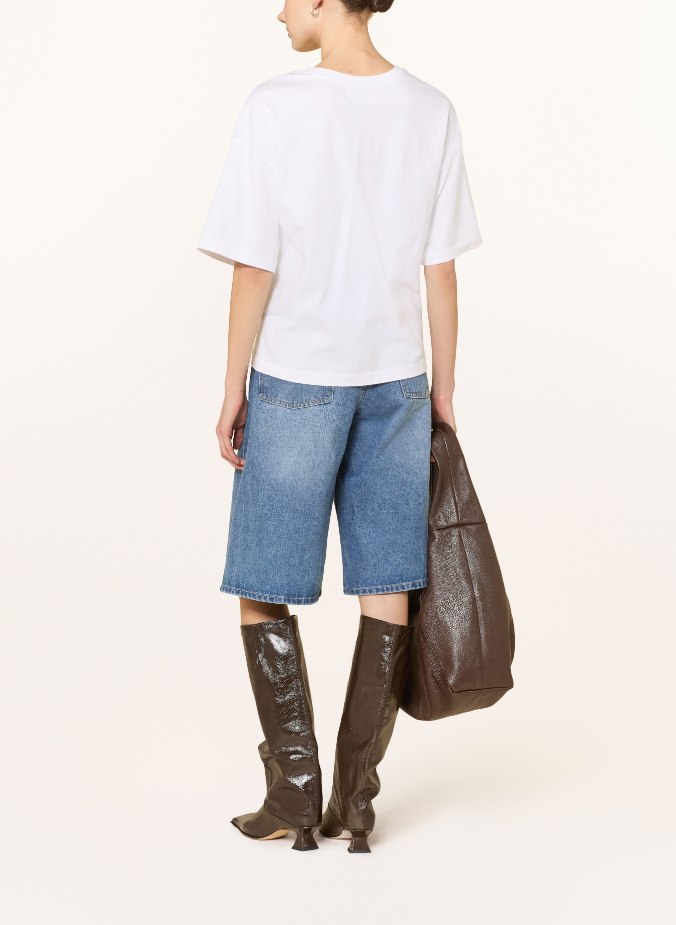 SOFIE SCHNOOR denim shorts: 9106 Denim Blue