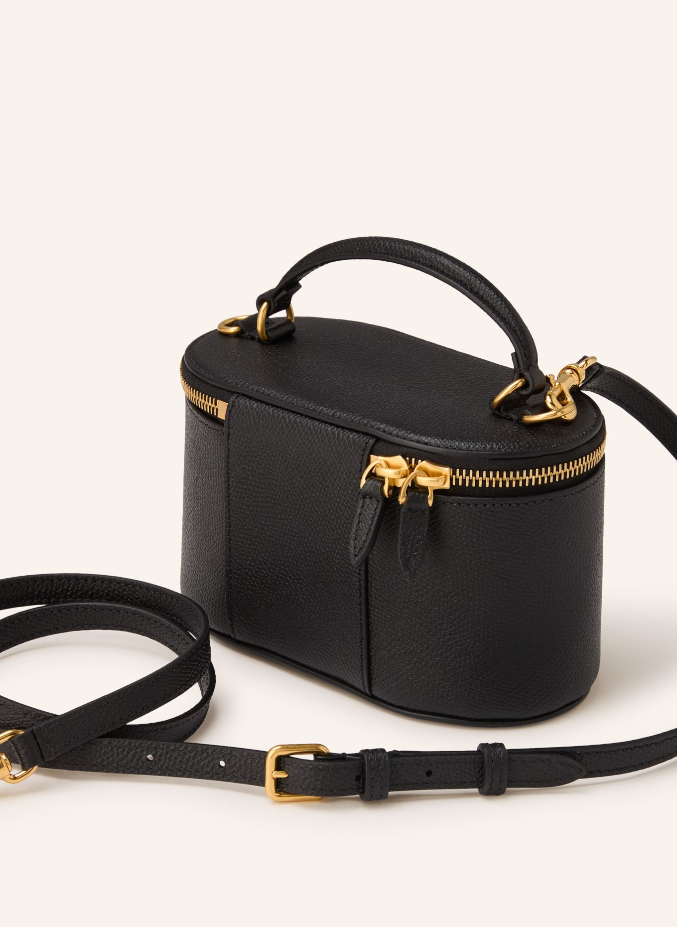 VALENTINO GARAVANI Umhängetasche: SCHWARZ / GOLD