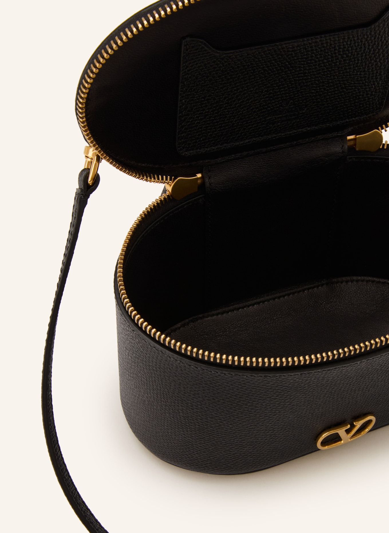 VALENTINO GARAVANI Umhängetasche: SCHWARZ / GOLD