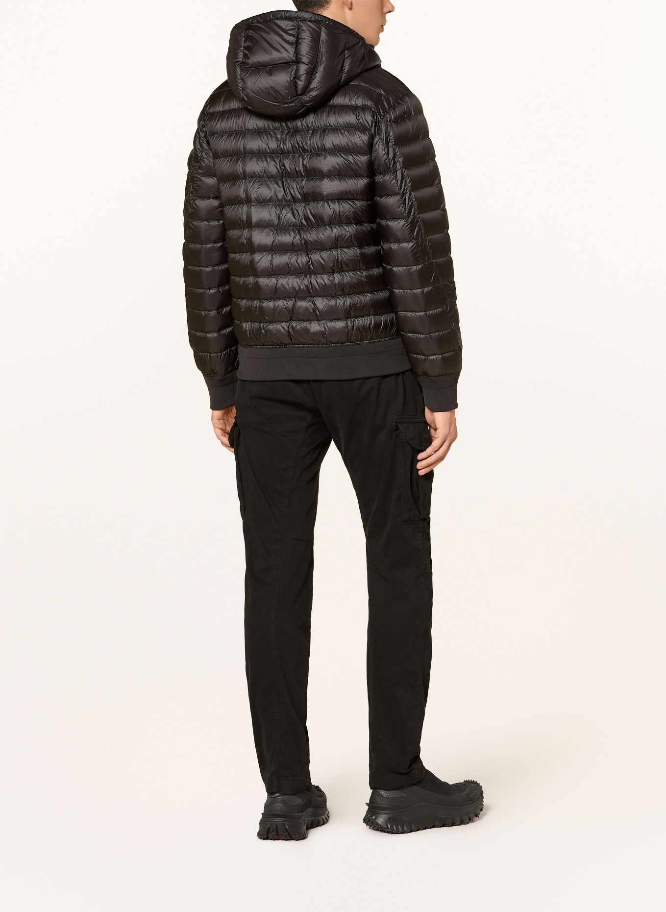 C.P. COMPANY Lightweight-Daunenjacke: SCHWARZ