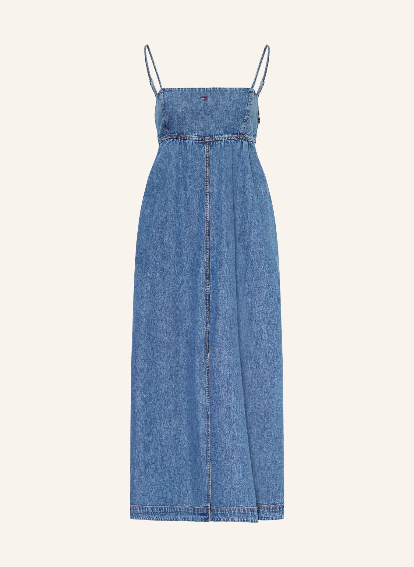 TOMMY JEANS robe en jean: BLEU