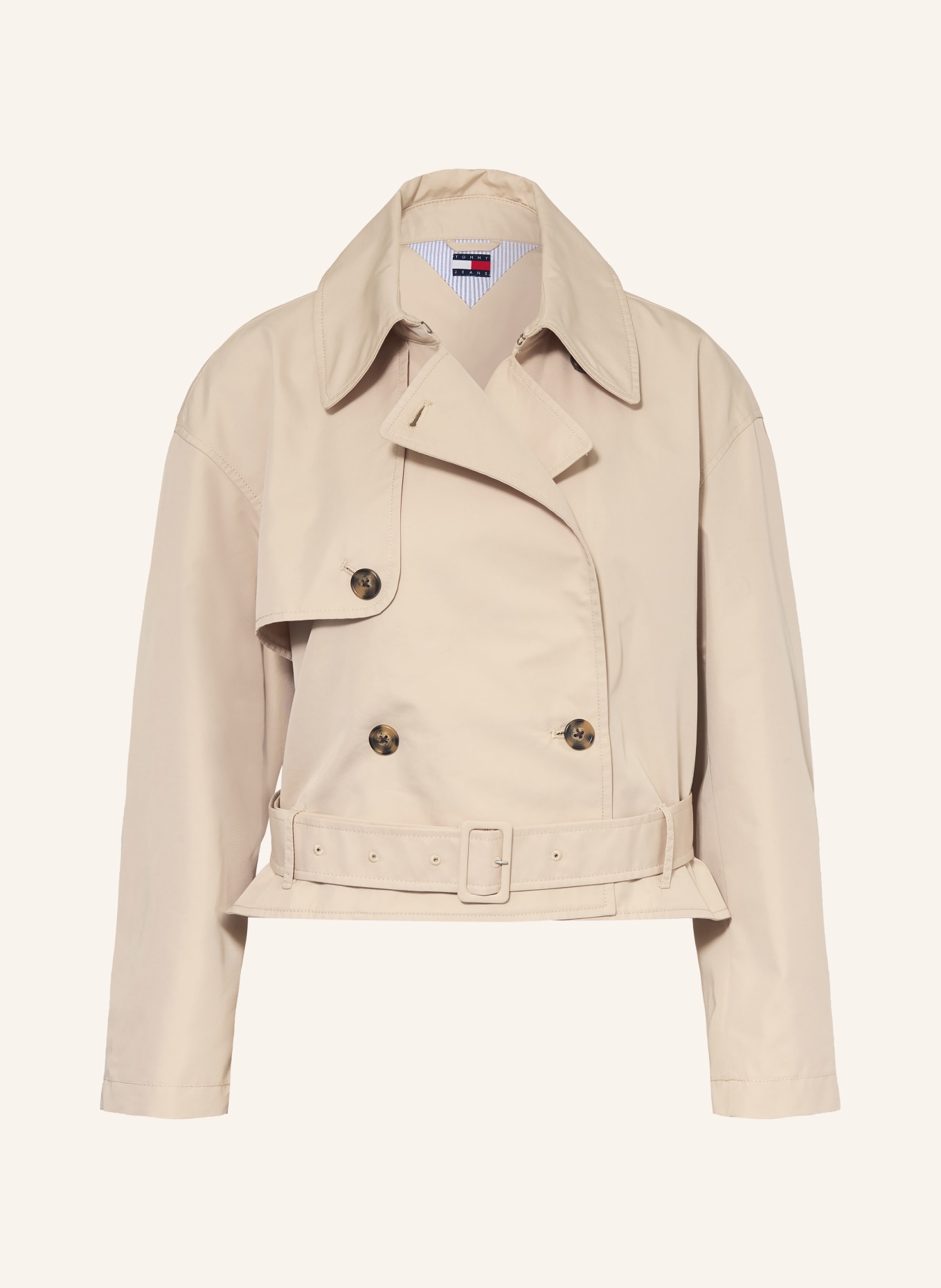 TOMMY JEANS trench coat: BEIGE