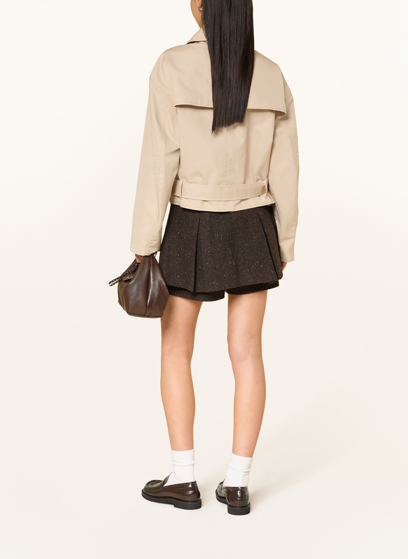 TOMMY JEANS trench coat: BEIGE