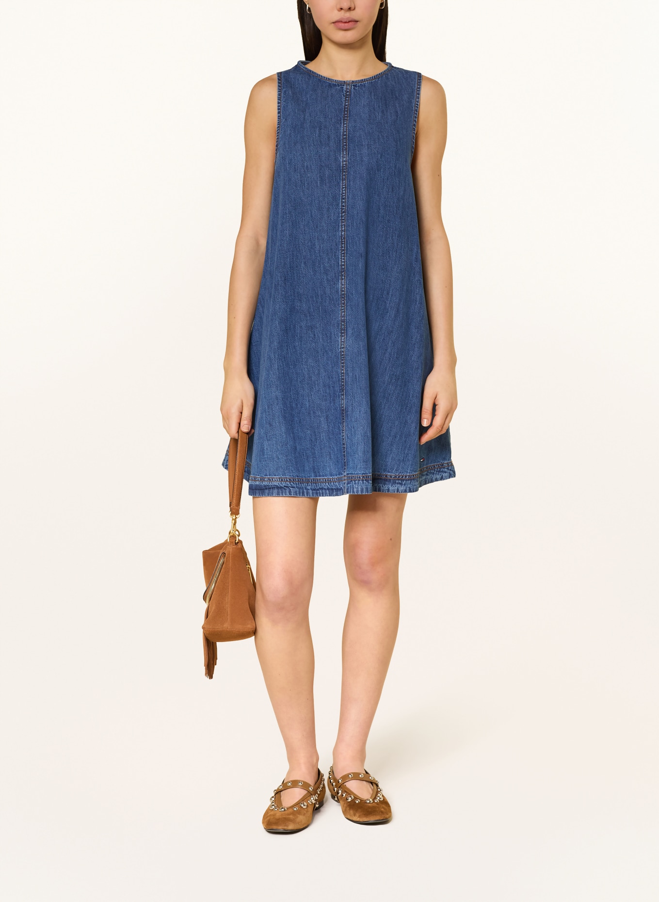 TOMMY JEANS denim dress: BLUE