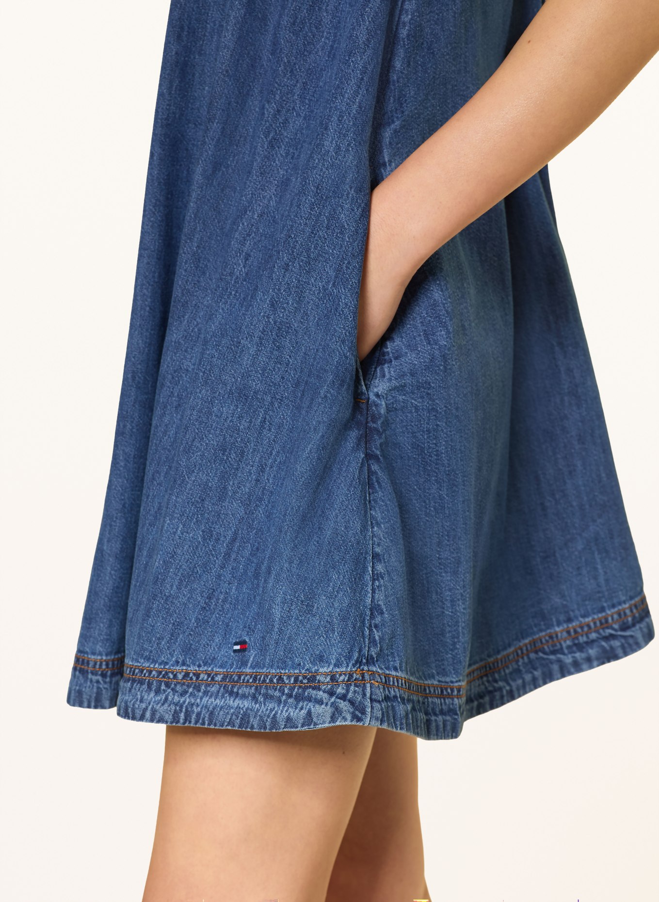 TOMMY JEANS denim dress: BLUE