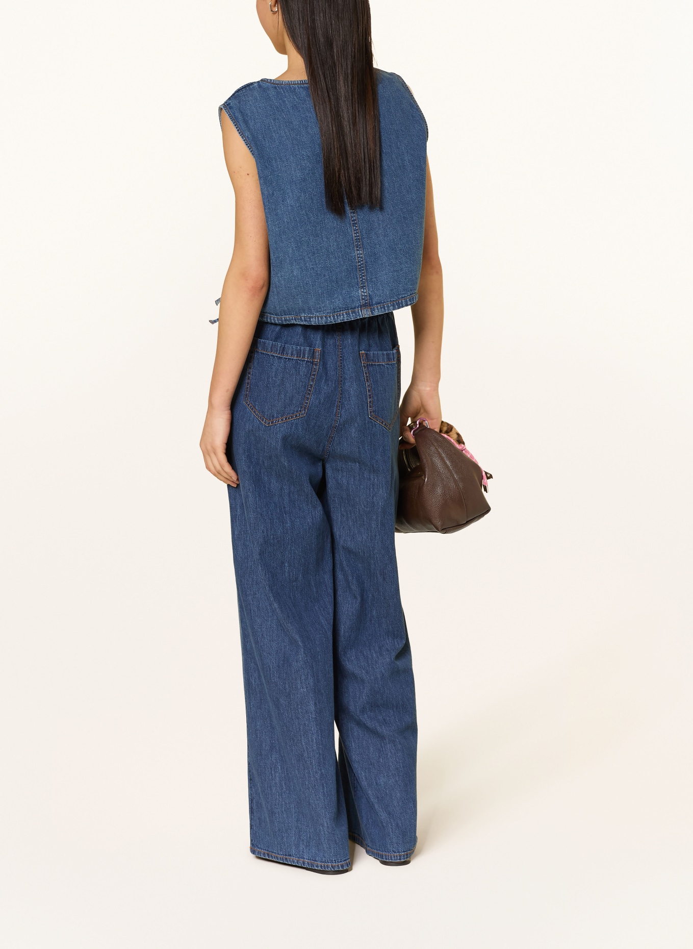 TOMMY JEANS Hose in Jeansoptik: BLAU