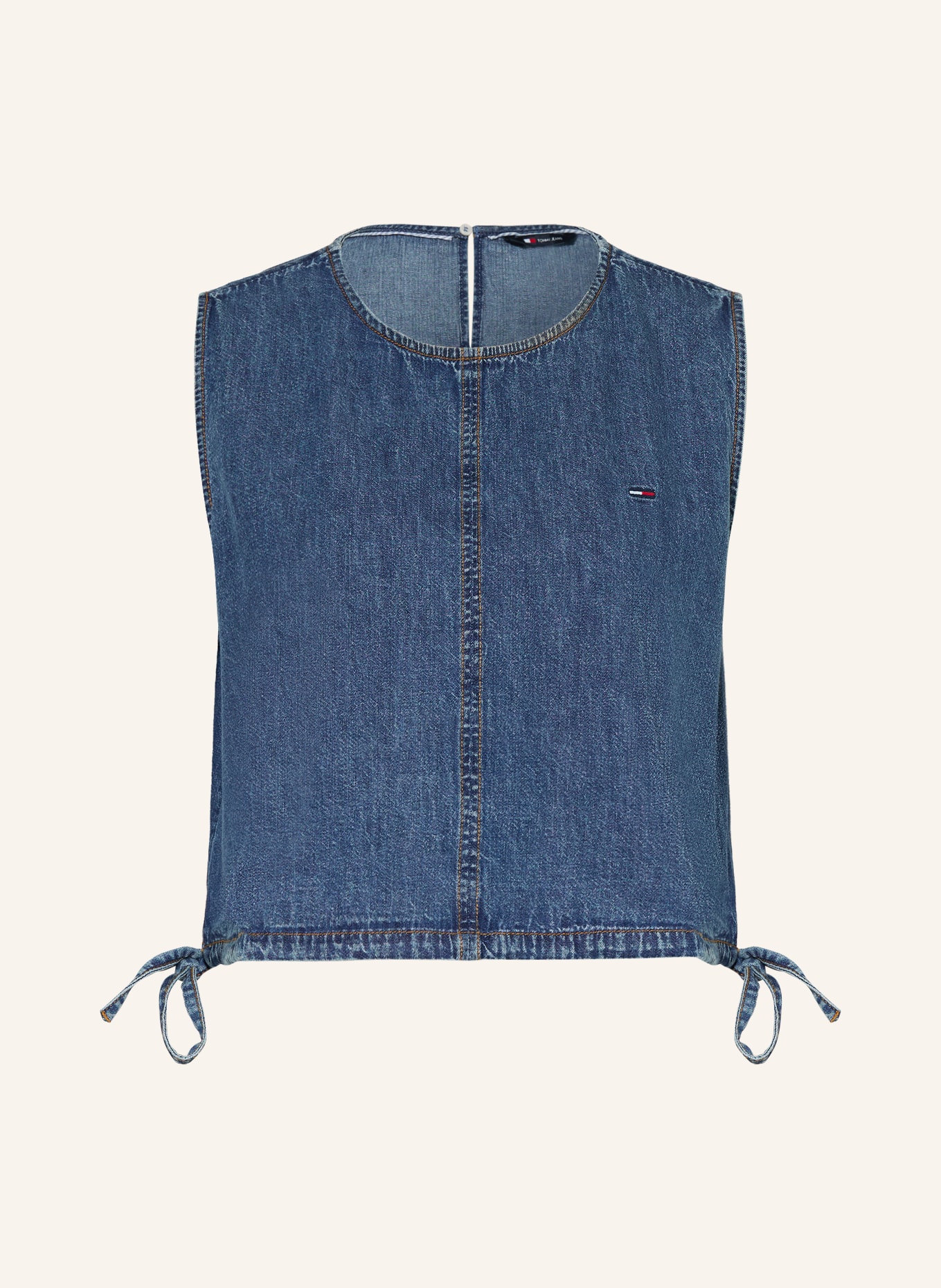 TOMMY JEANS Top aspect jean: BLEU FONCÉ