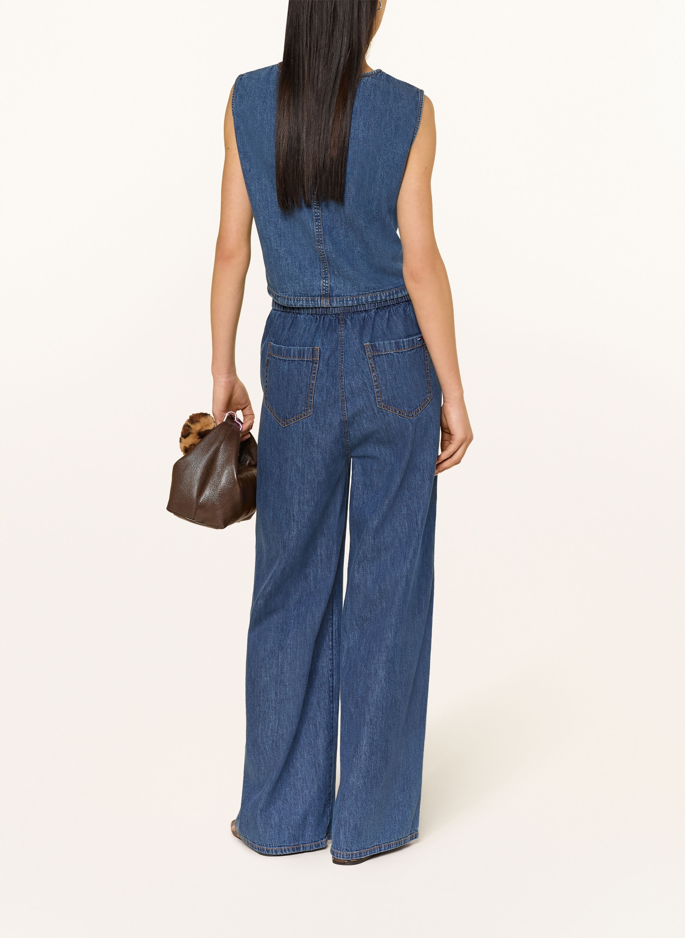 TOMMY JEANS Top aspect jean: BLEU FONCÉ