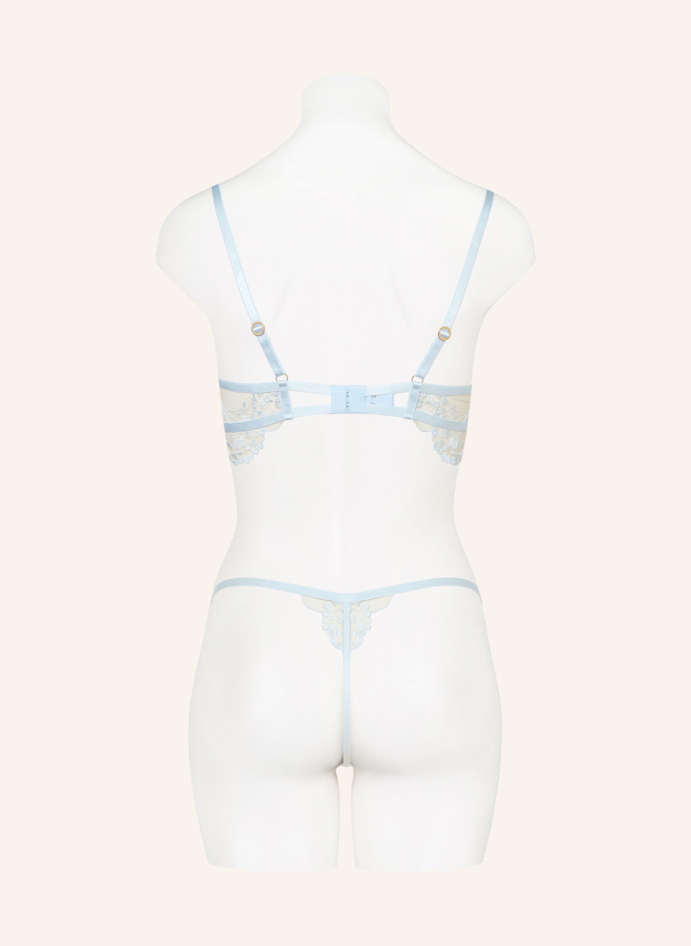 BLUEBELLA Podprsenka s kosticemi MARISA: TMAVĚ MODRÁ