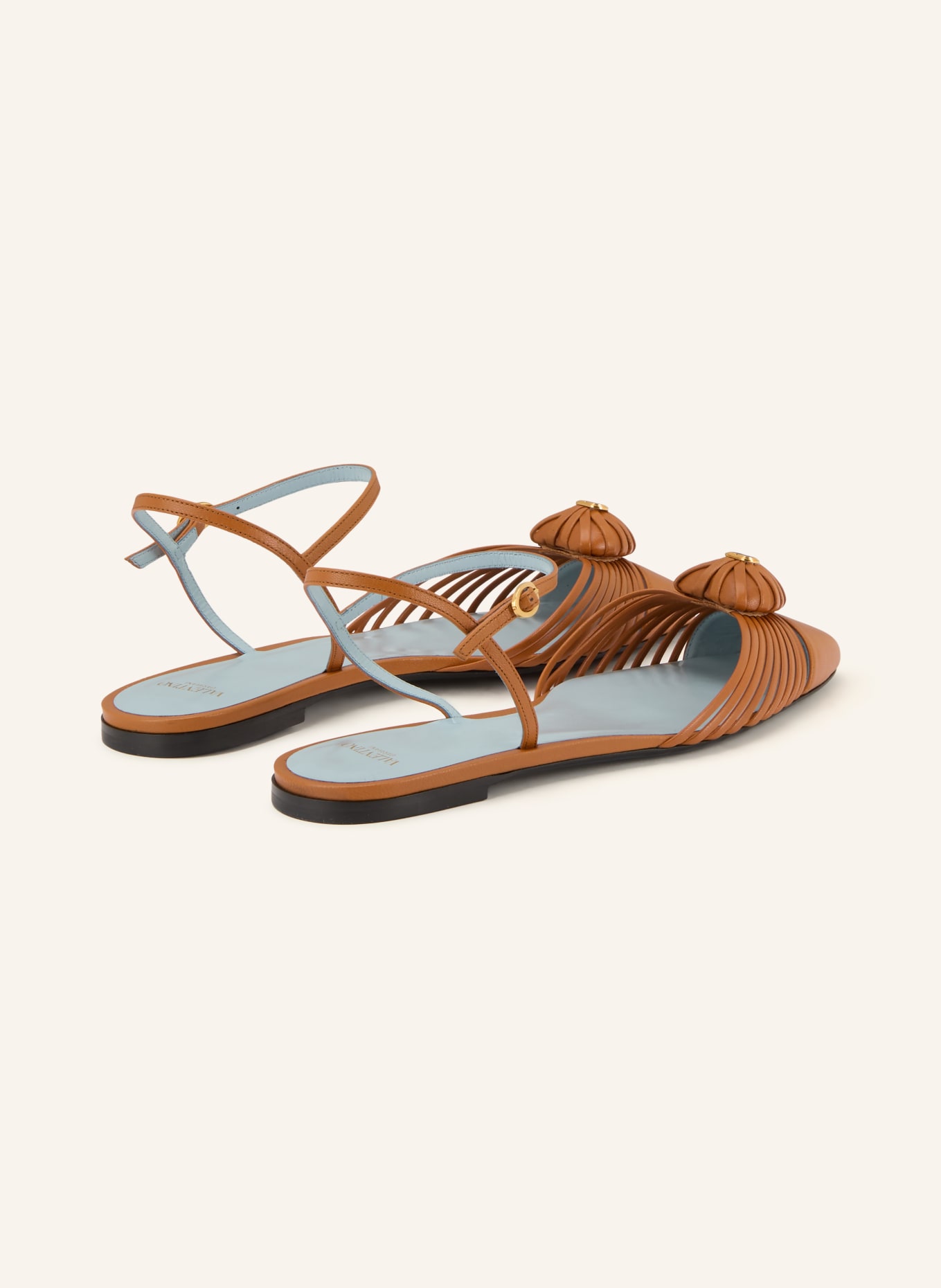 VALENTINO GARAVANI Slingballerinas VG SANDAL ROYAL: KOŇAKOVÁ / ZLATÁ