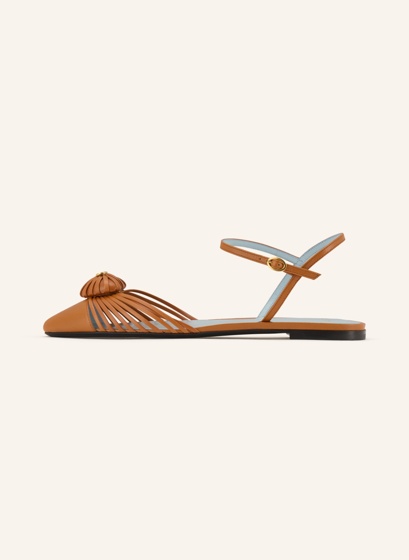 VALENTINO GARAVANI Slingballerinas VG SANDAL ROYAL: KOŇAKOVÁ / ZLATÁ