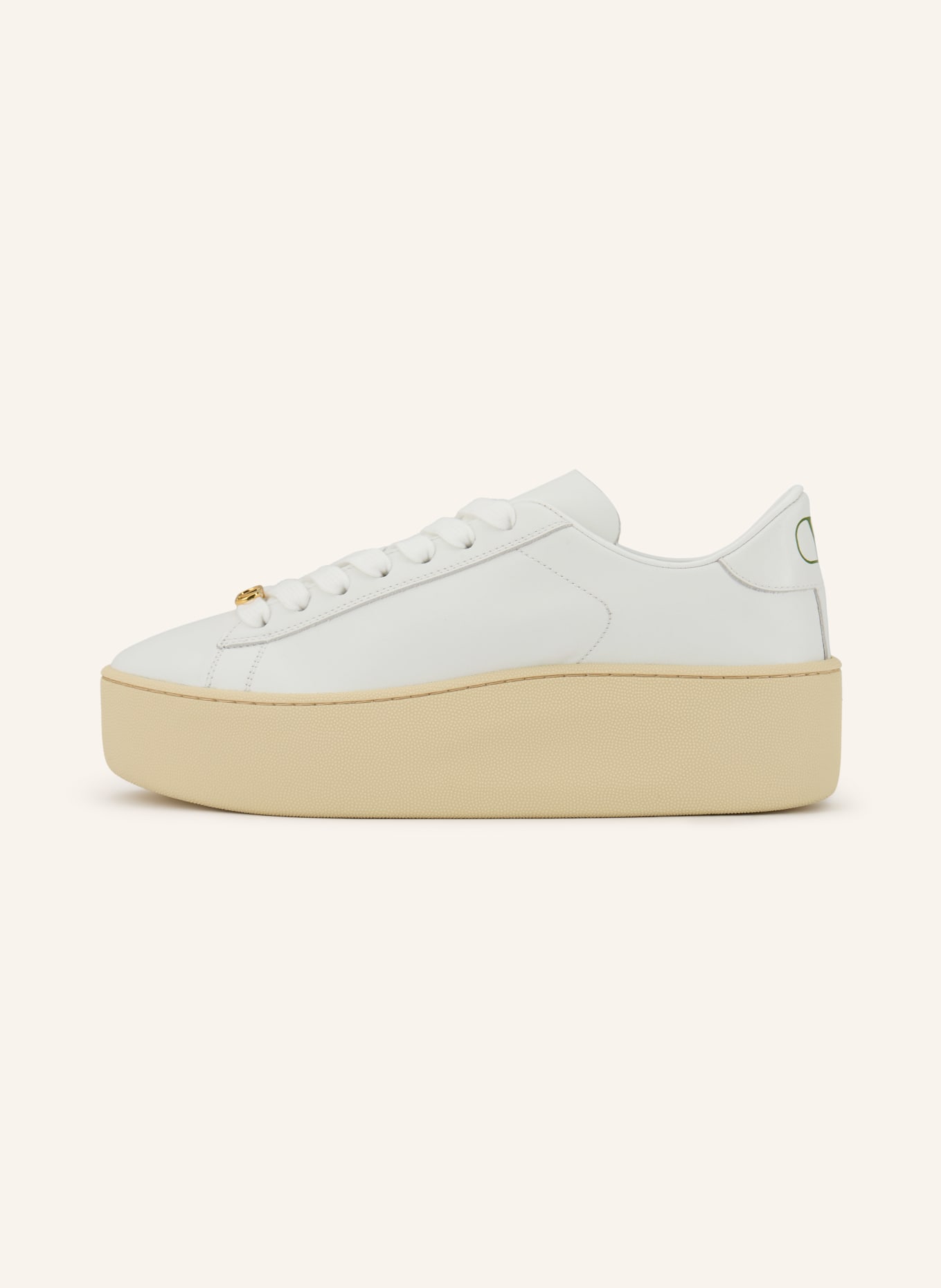 VALENTINO GARAVANI Sneaker: WEISS / GRÜN