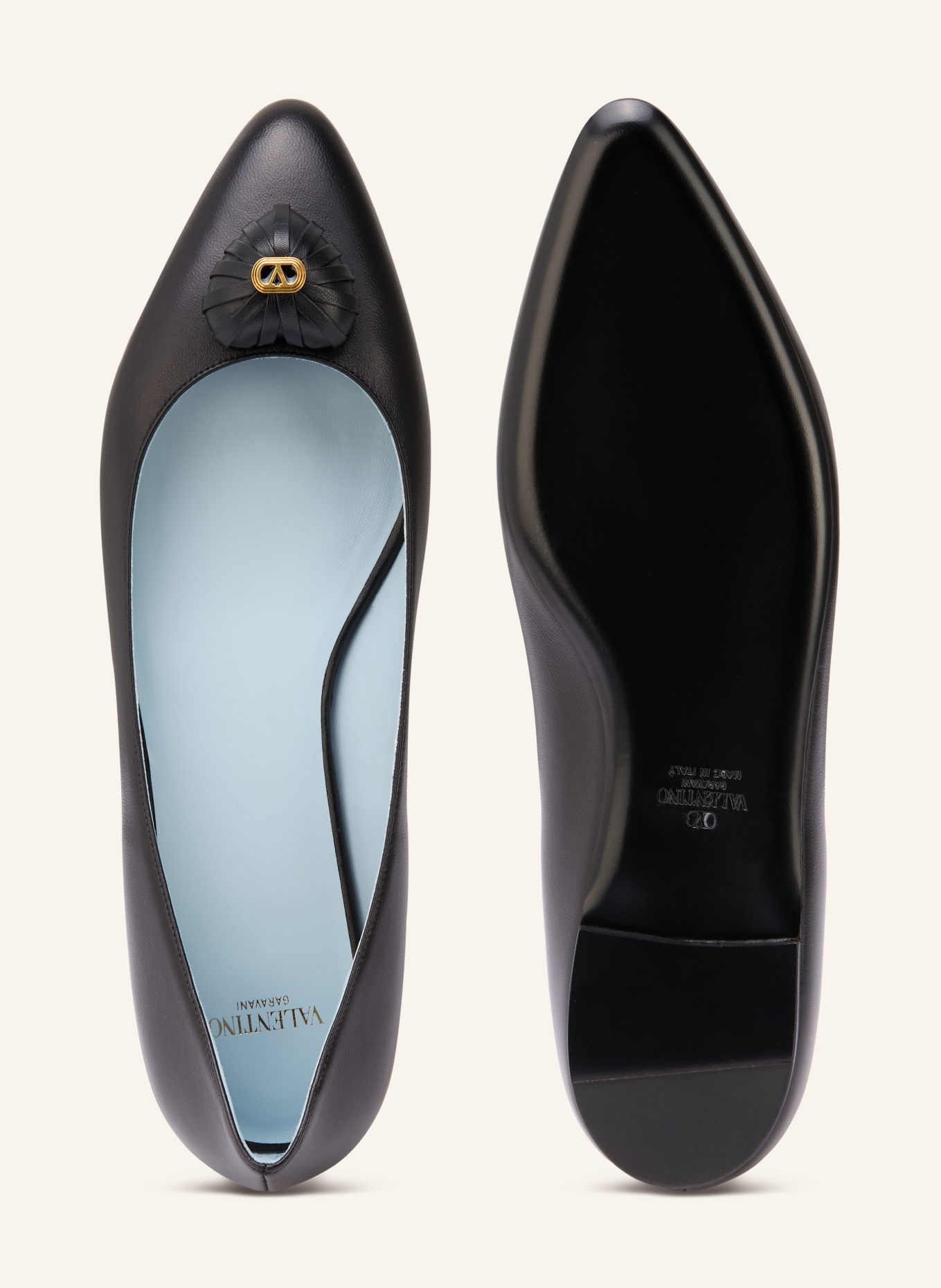 VALENTINO GARAVANI Ballerinas VG SANDAL ROYAL: SCHWARZ