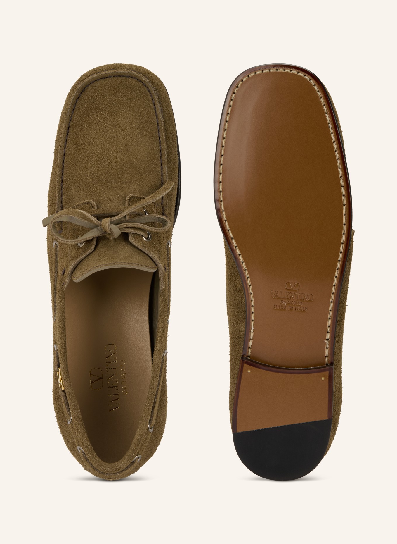 VALENTINO GARAVANI Bootsschuhe PALM AVENUE: KHAKI