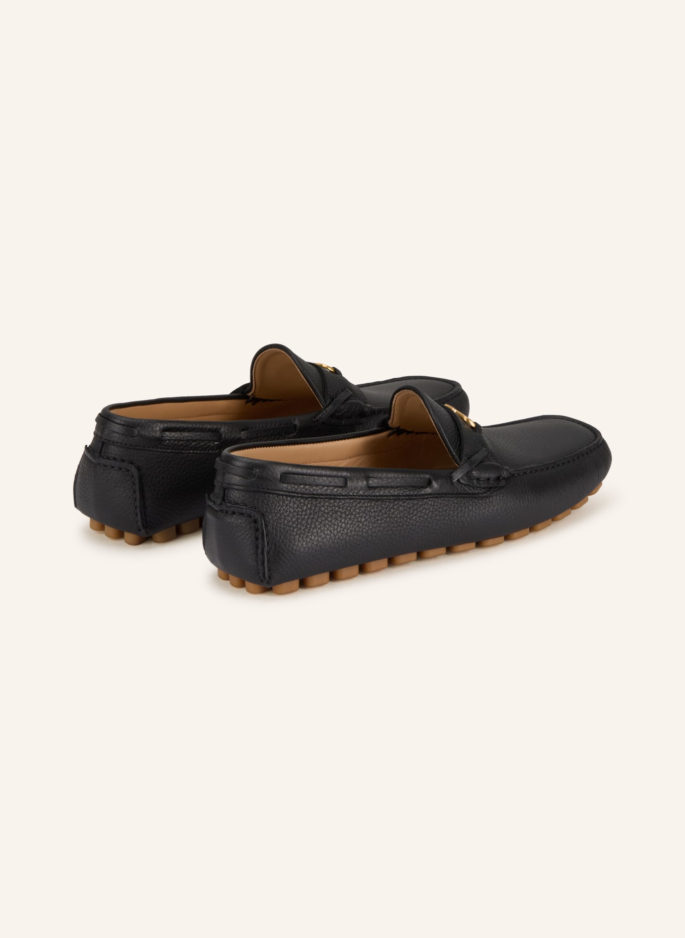 VALENTINO GARAVANI Mokasyny VALENTINO GARAVANI FASTAWAY: CZARNY