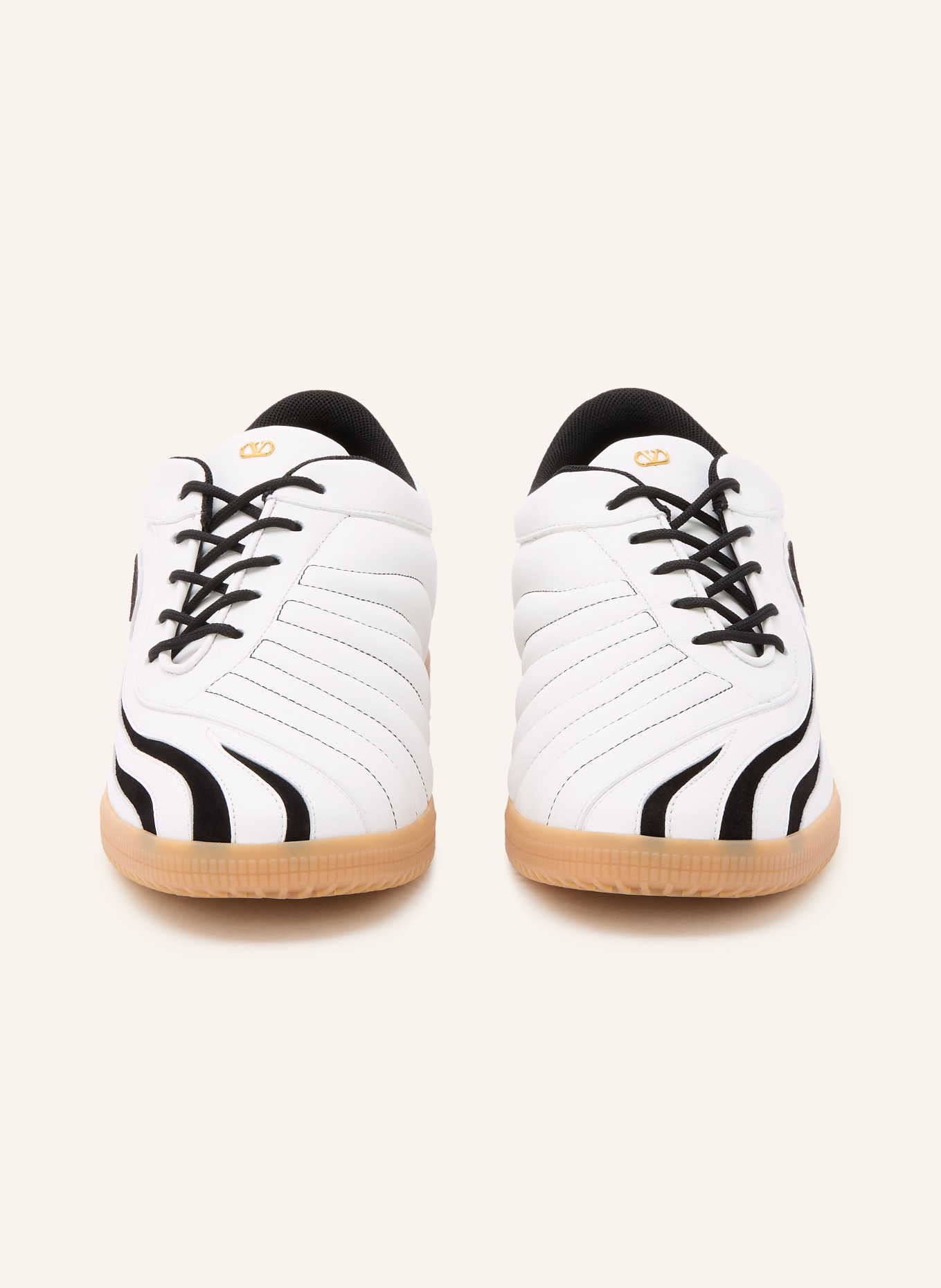 VALENTINO GARAVANI Sneaker KICKY: WEISS / SCHWARZ