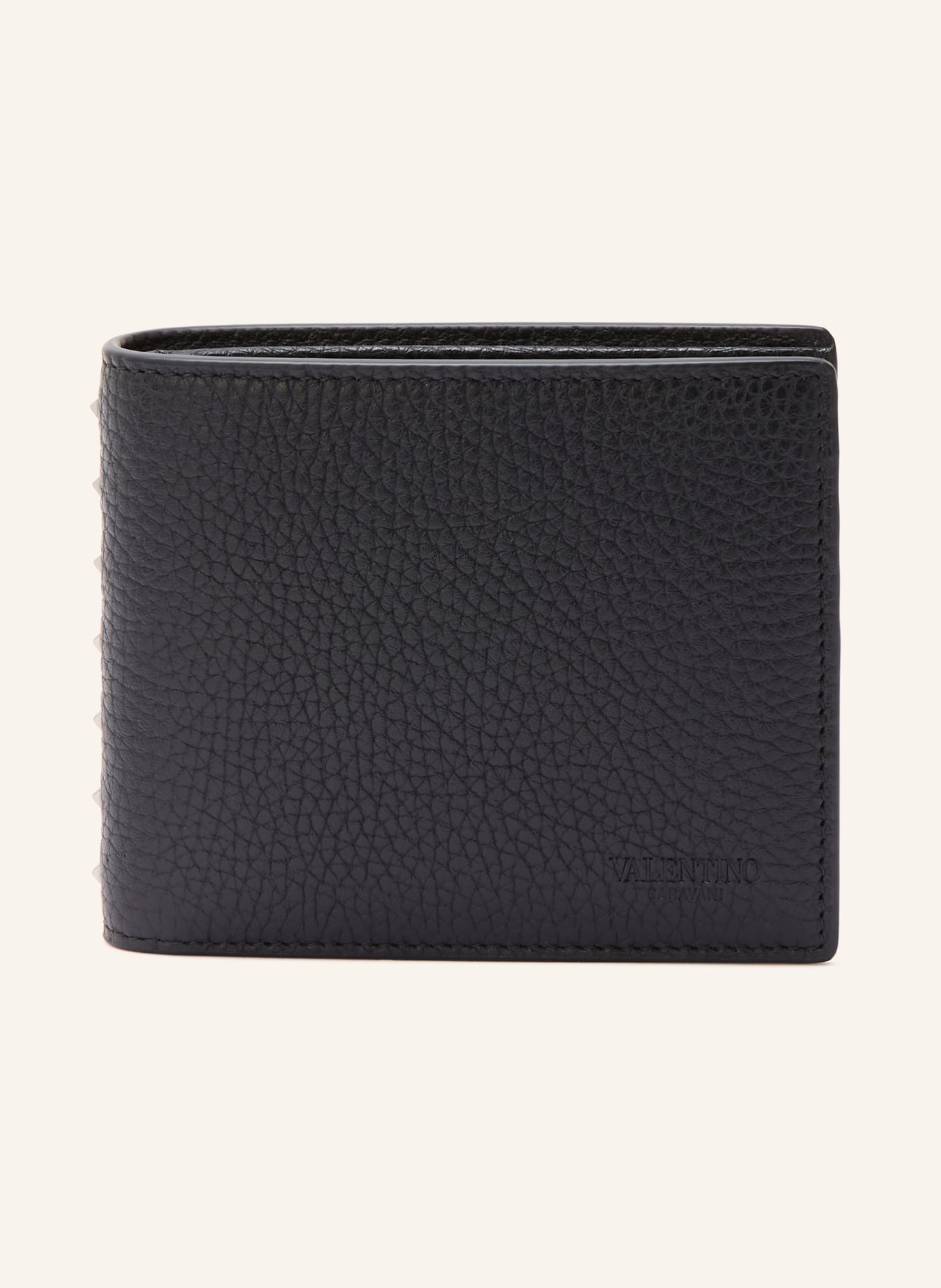 VALENTINO GARAVANI Geldbörse ROCKSTUD mit Nieten: SCHWARZ