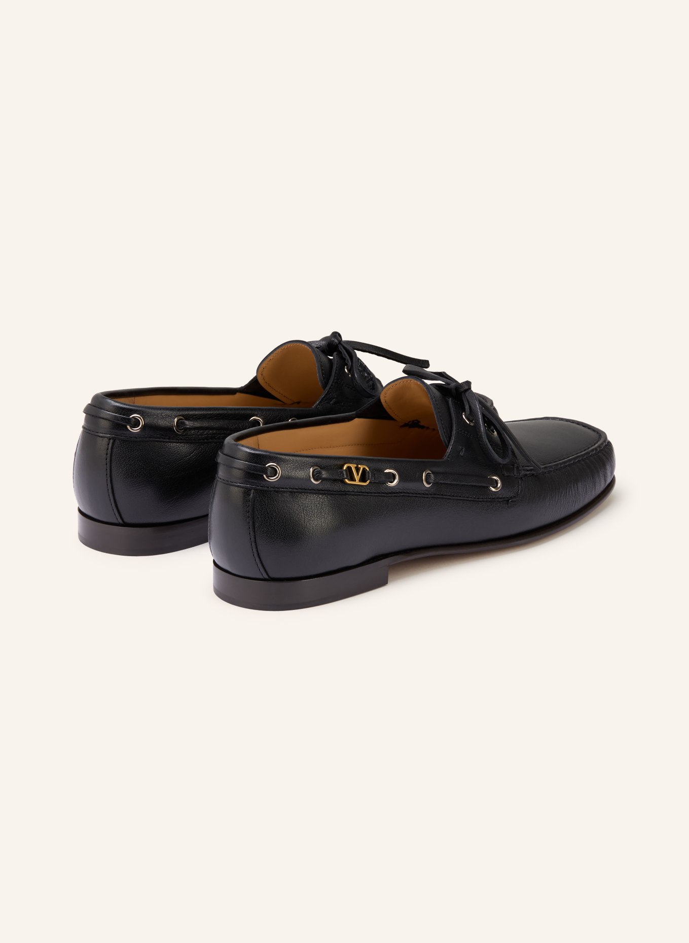 VALENTINO GARAVANI Buty żeglarskie PALM AVENUE: CZARNY