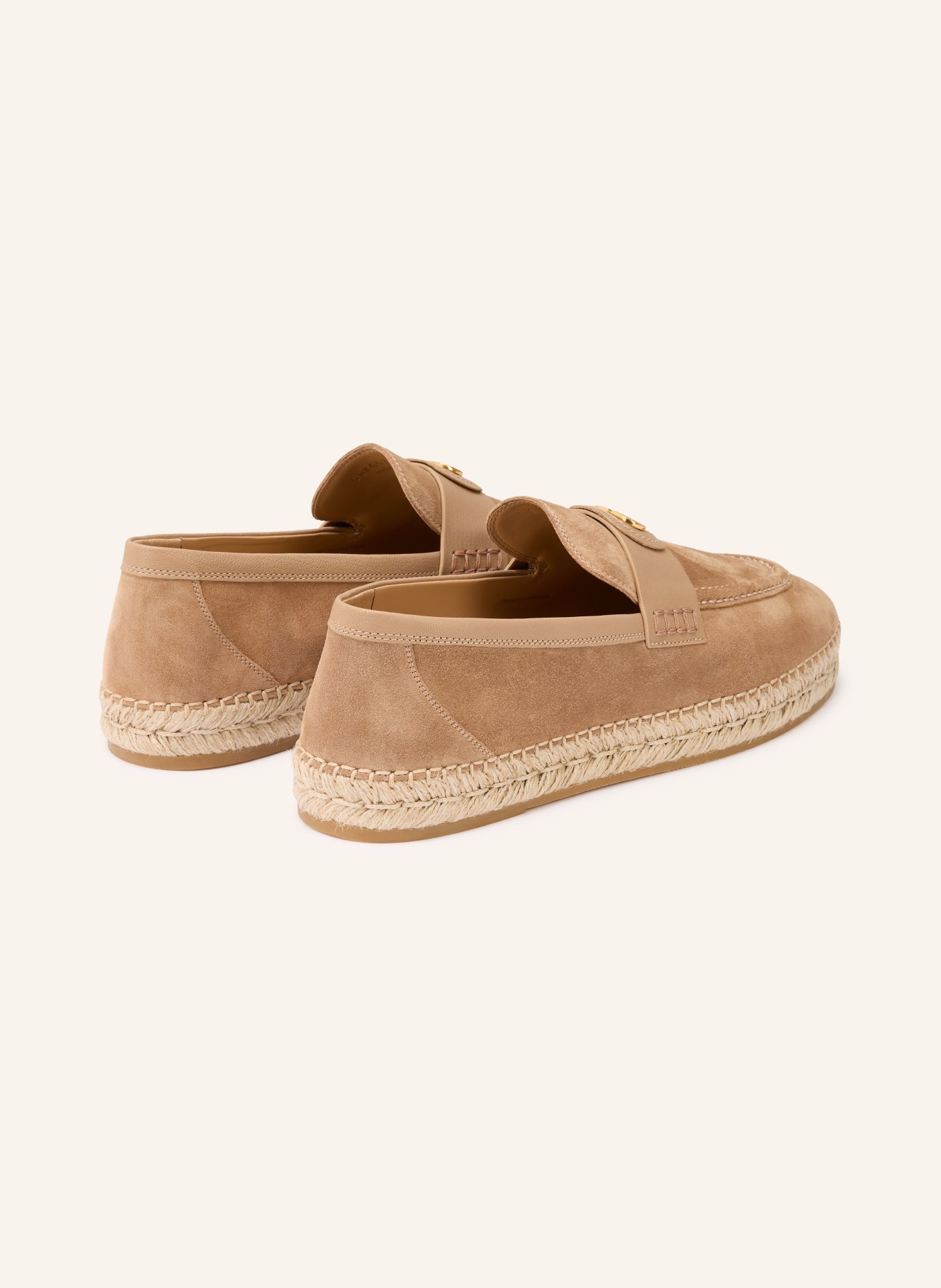 VALENTINO GARAVANI Espadryle PALM AVENUE: JASNOBRĄZOWY