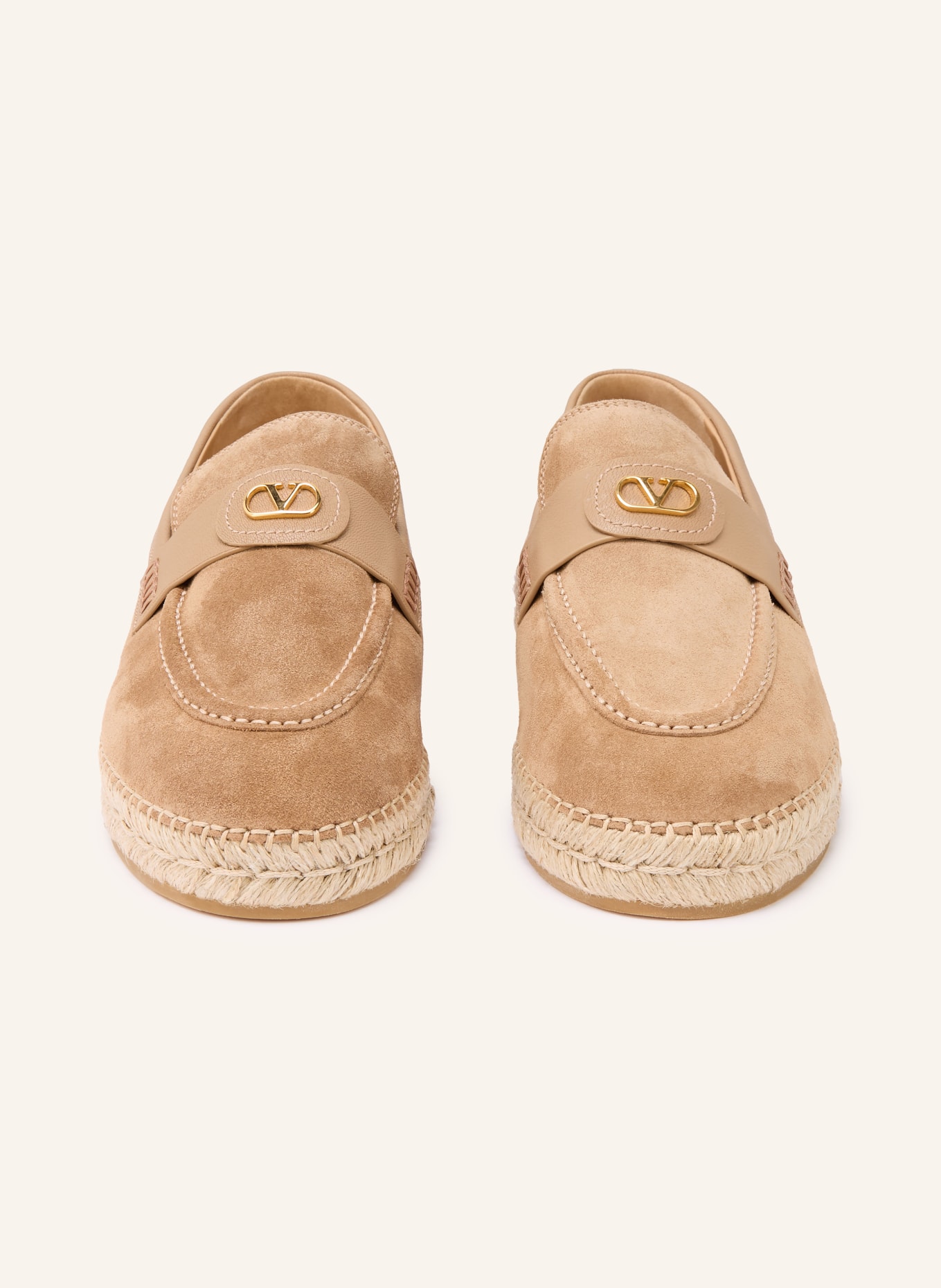 VALENTINO GARAVANI Espadryle PALM AVENUE: JASNOBRĄZOWY