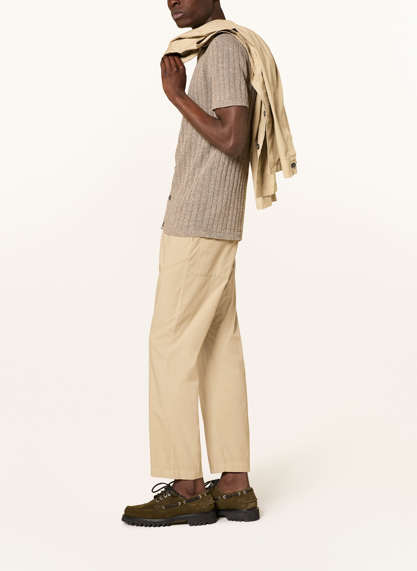 BARENA VENEZIA Kalhoty BATIVOGA Regular Fit: VELBLOUDÍ