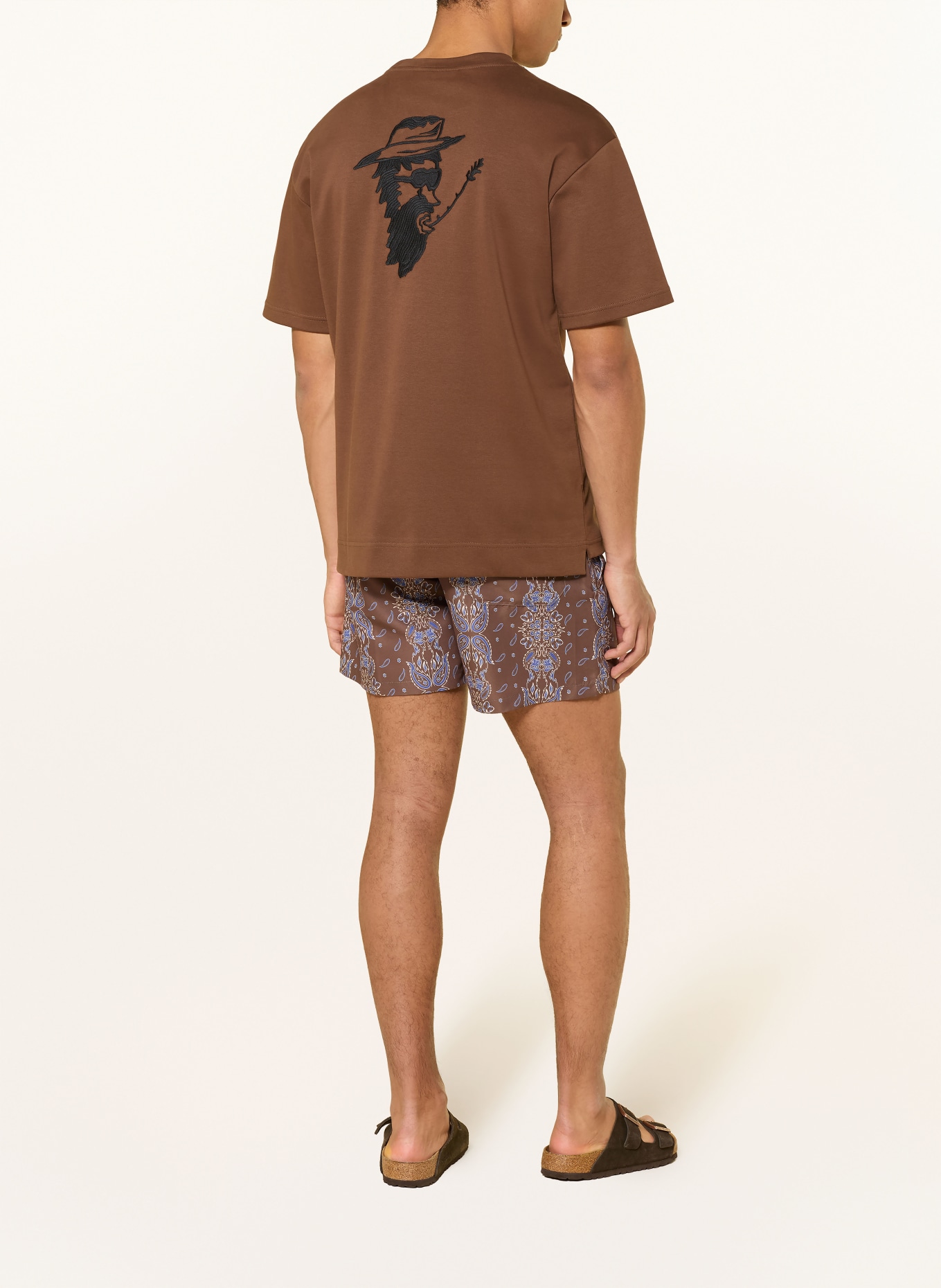 OAS T-Shirt HUSKER OVI: BRAUN