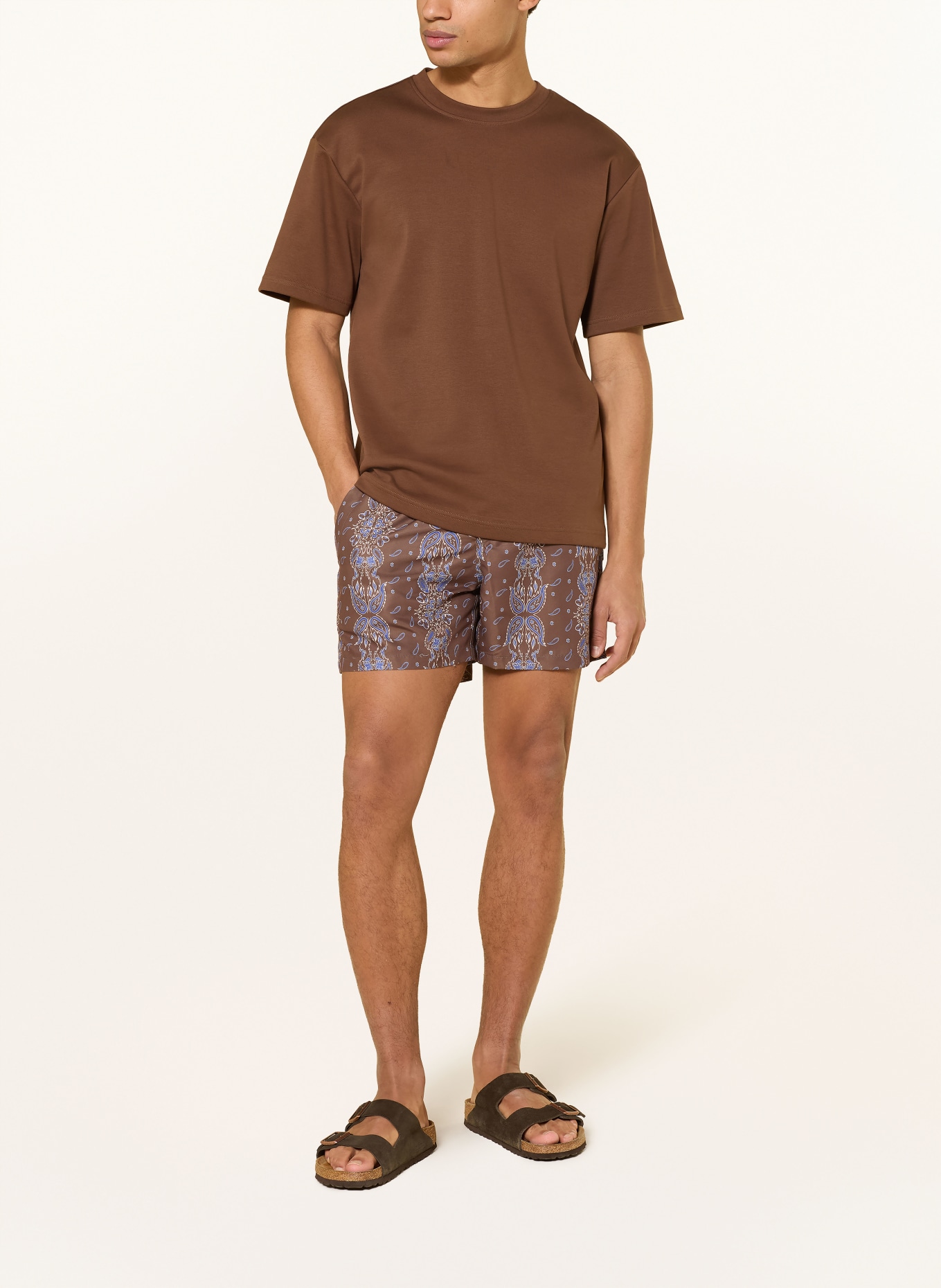 OAS T-Shirt HUSKER OVI: BRAUN