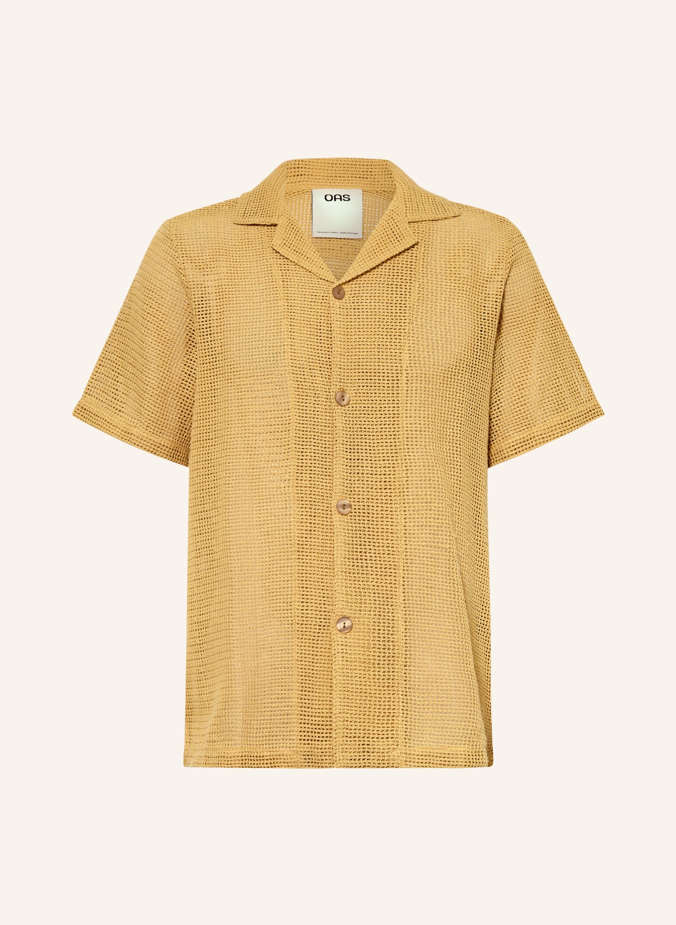 OAS Häkelhemd TERRA Comfort Fit: DUNKELGELB