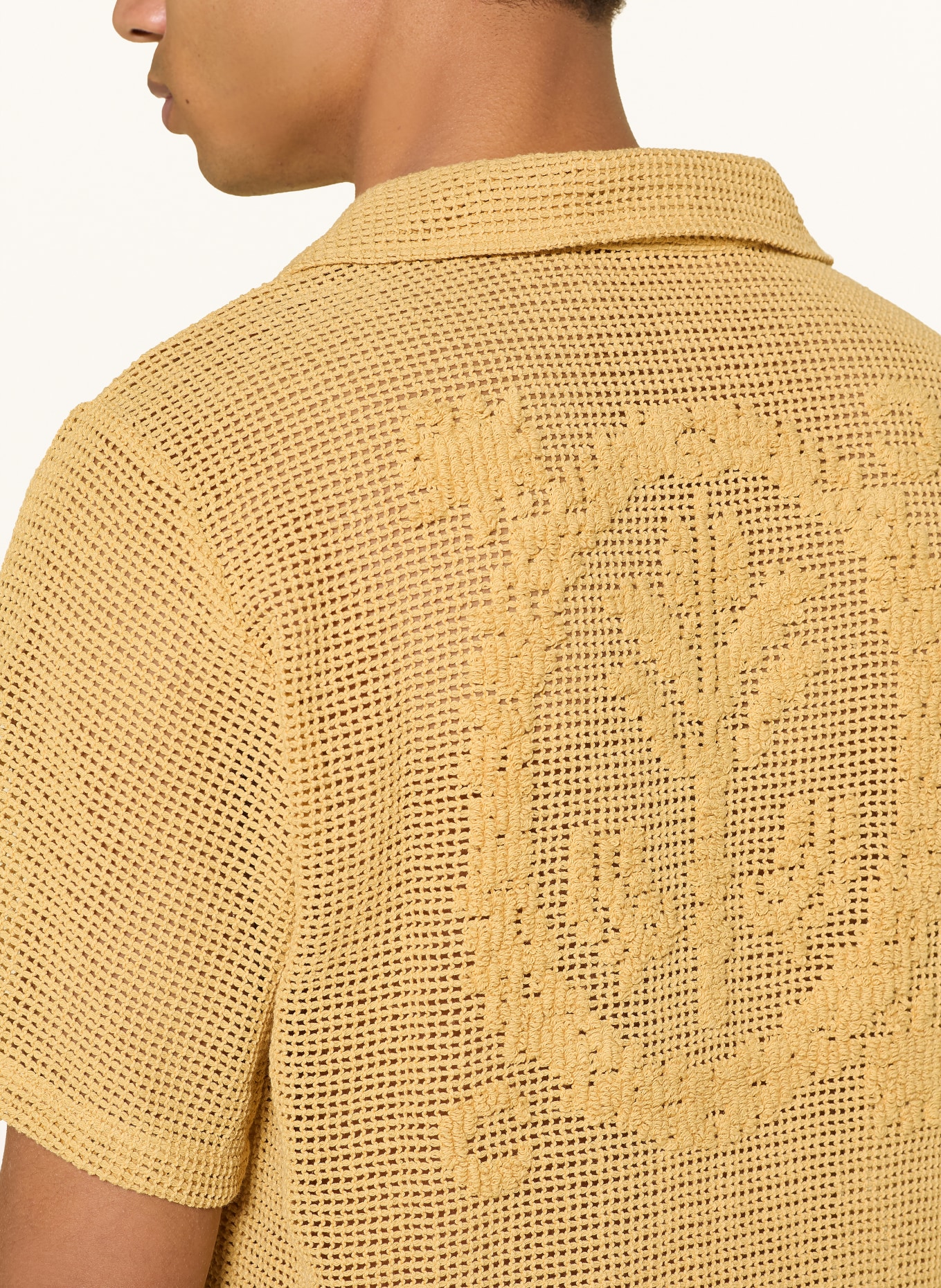 OAS Häkelhemd TERRA Comfort Fit: DUNKELGELB