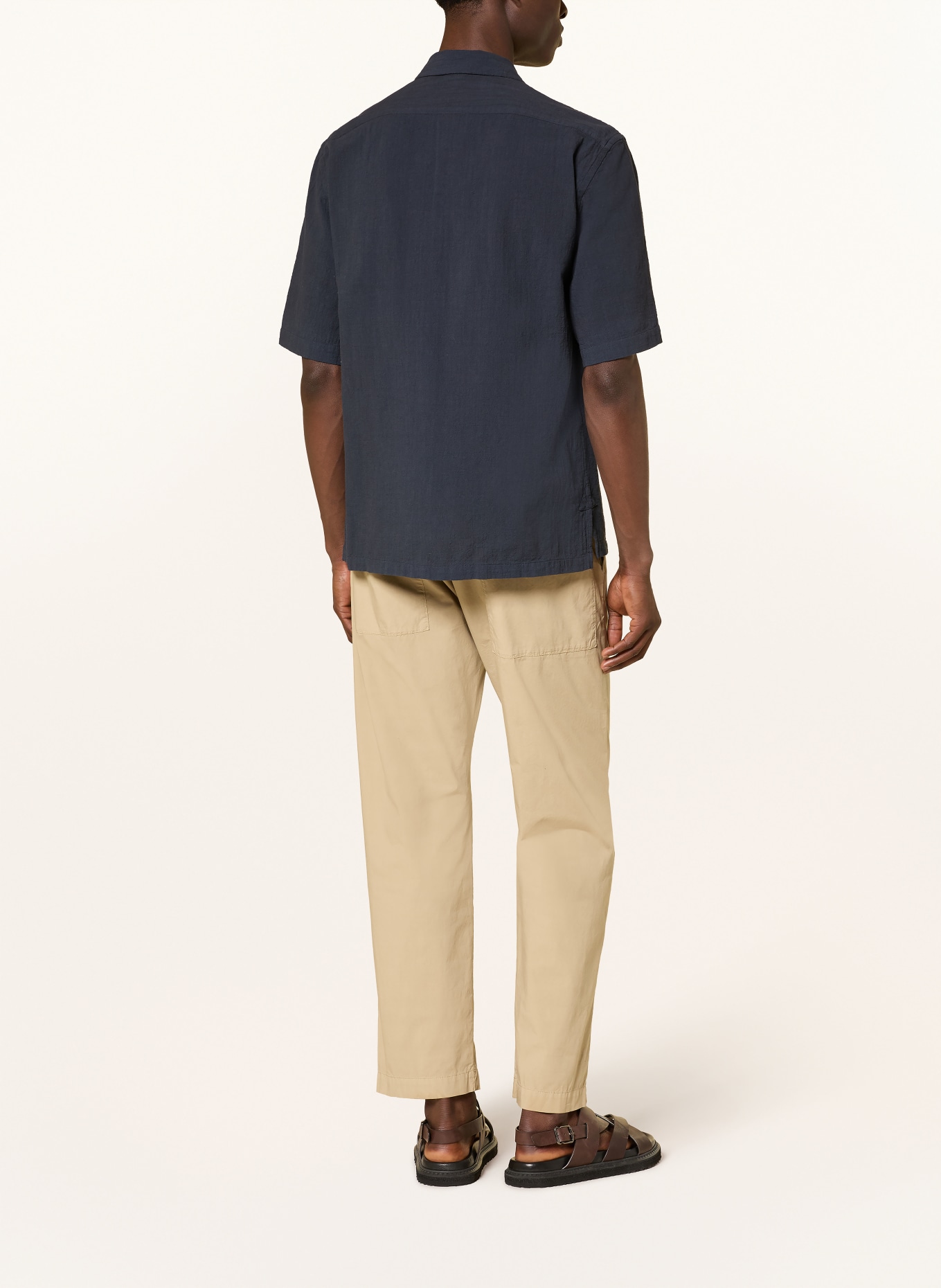 BARENA VENEZIA Kurzarm-Hemd MOLA Regular Fit: DUNKELBLAU