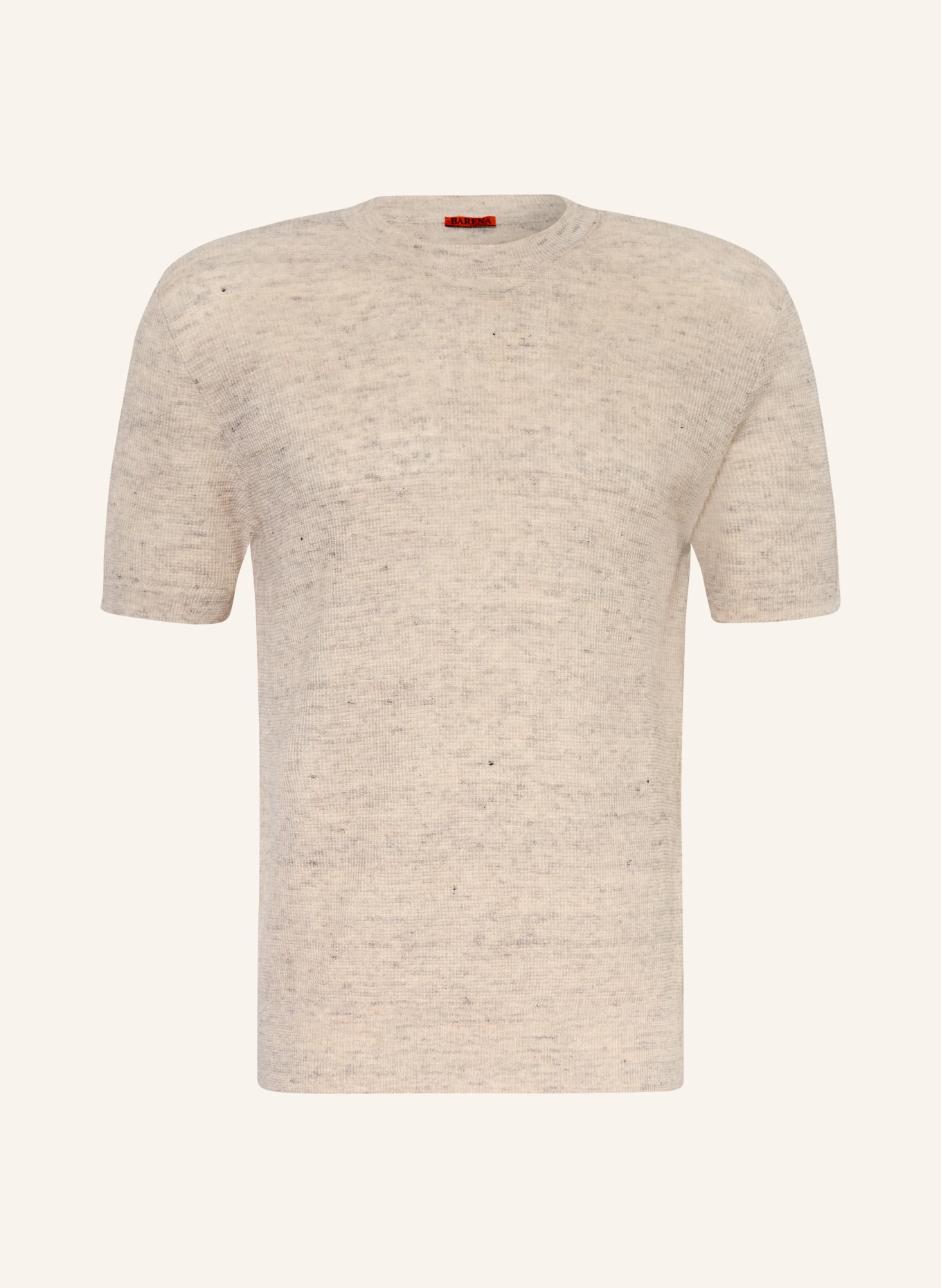 BARENA VENEZIA Strickshirt TUGA mit Leinen: ECRU