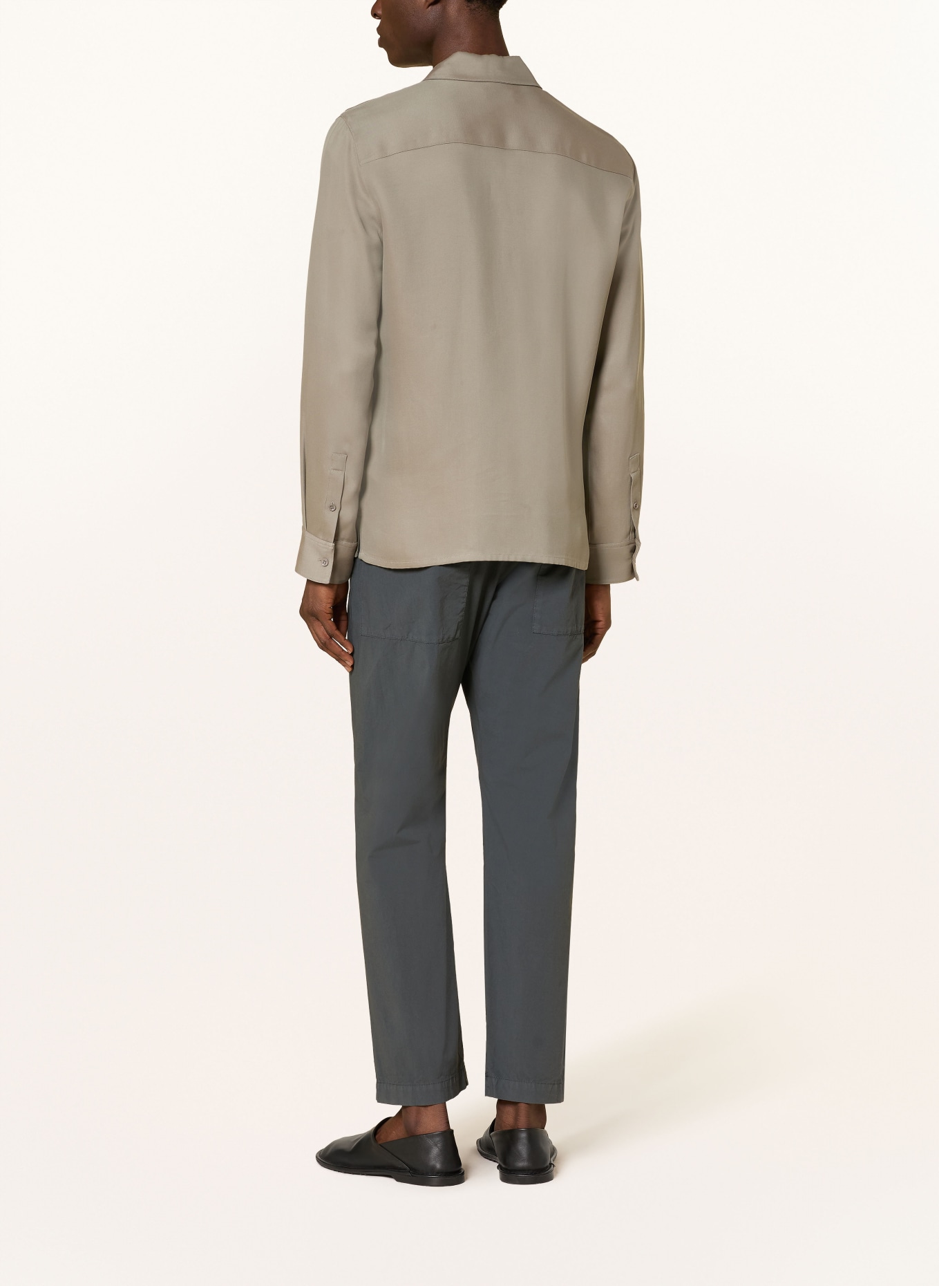 BARENA VENEZIA Spodnie BATIVOGA Regular Fit: CZIEMNOSZARY