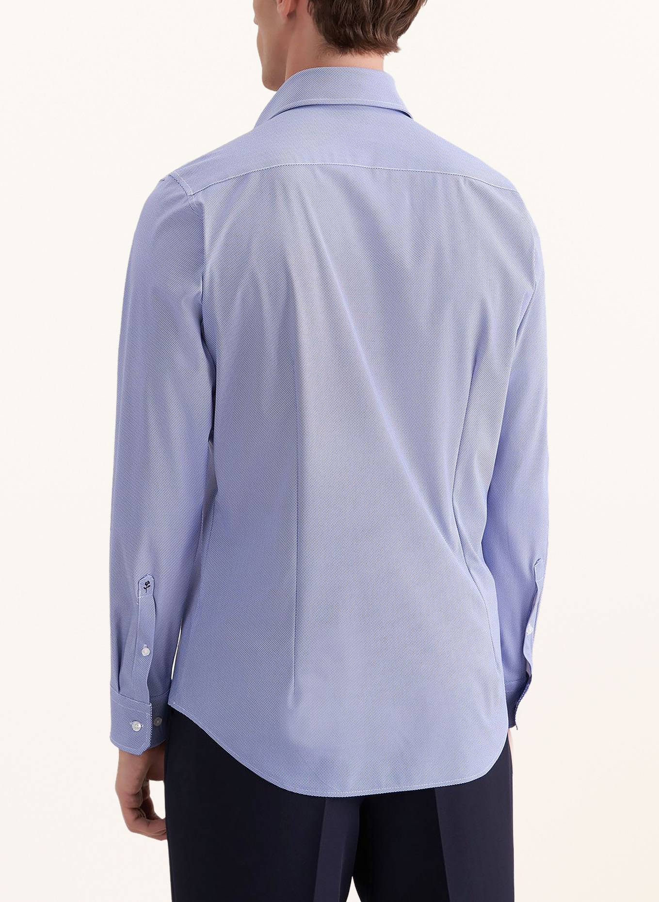 seidensticker Hemd Slim Fit: BLAU / HELLBLAU