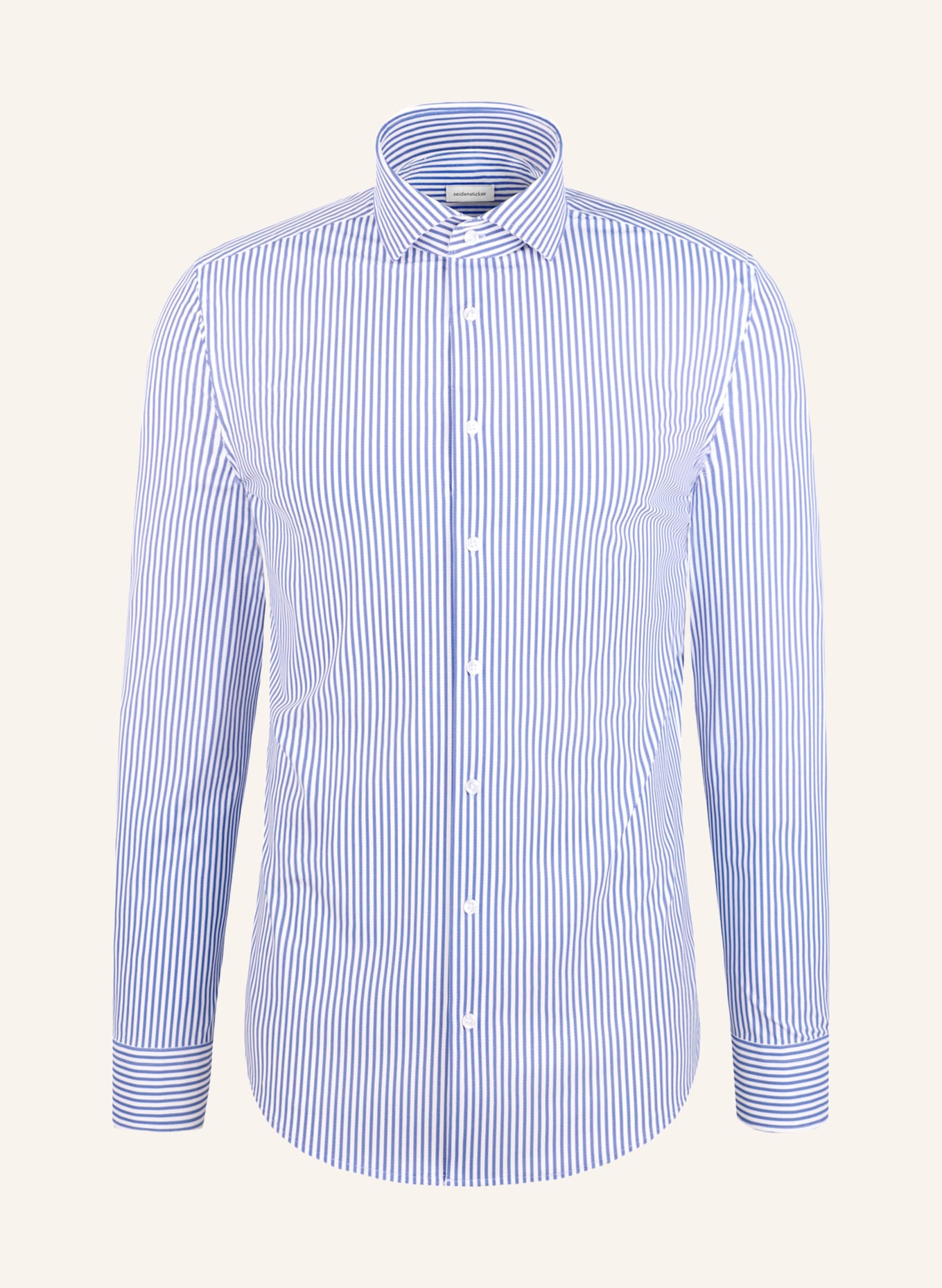 seidensticker Hemd Slim Fit: BLAU / WEISS