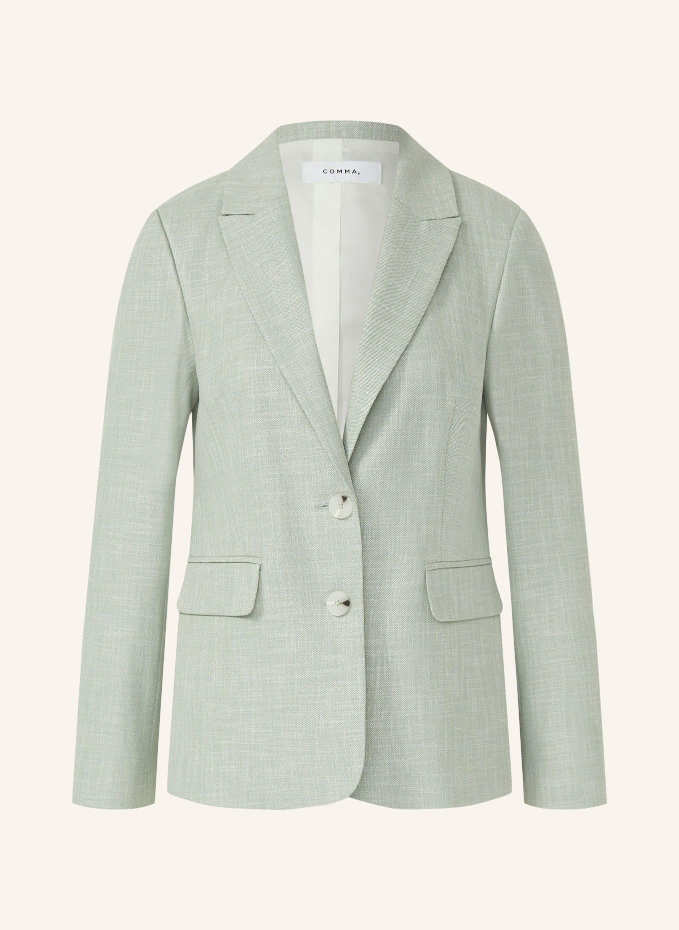 comma blazer: LICHTGROEN