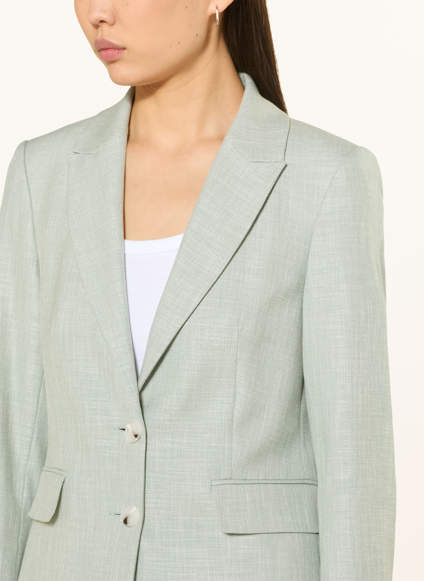 comma blazer: LICHTGROEN