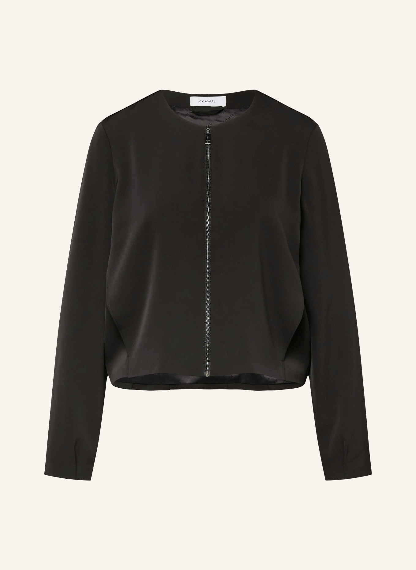 comma Blouson: SCHWARZ