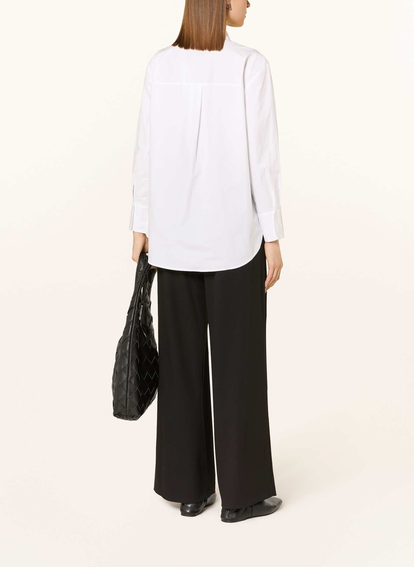 comma shirt blouse: WHITE