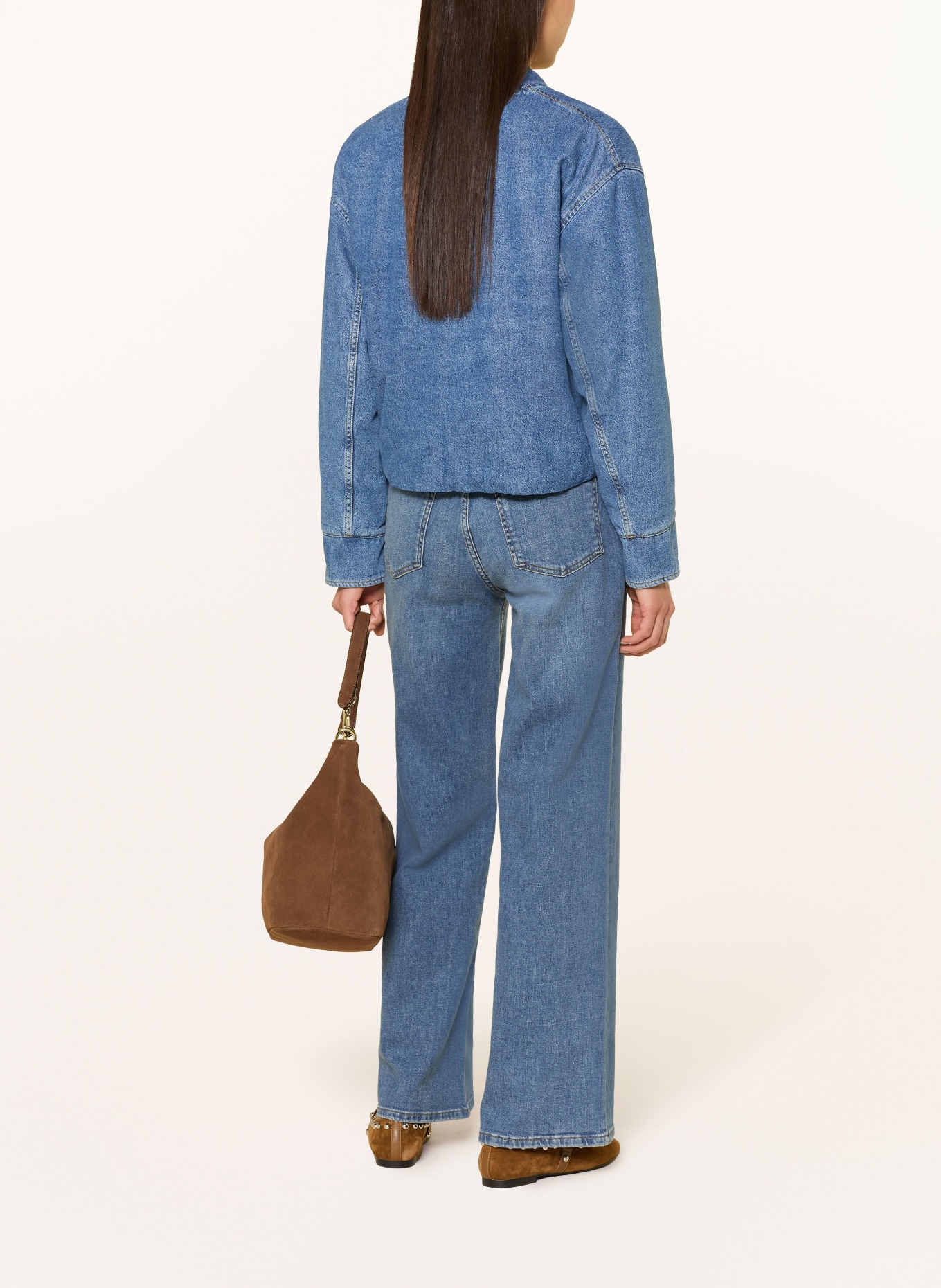 comma Wide Leg Jeans ANNA: 56Z7 BLUE