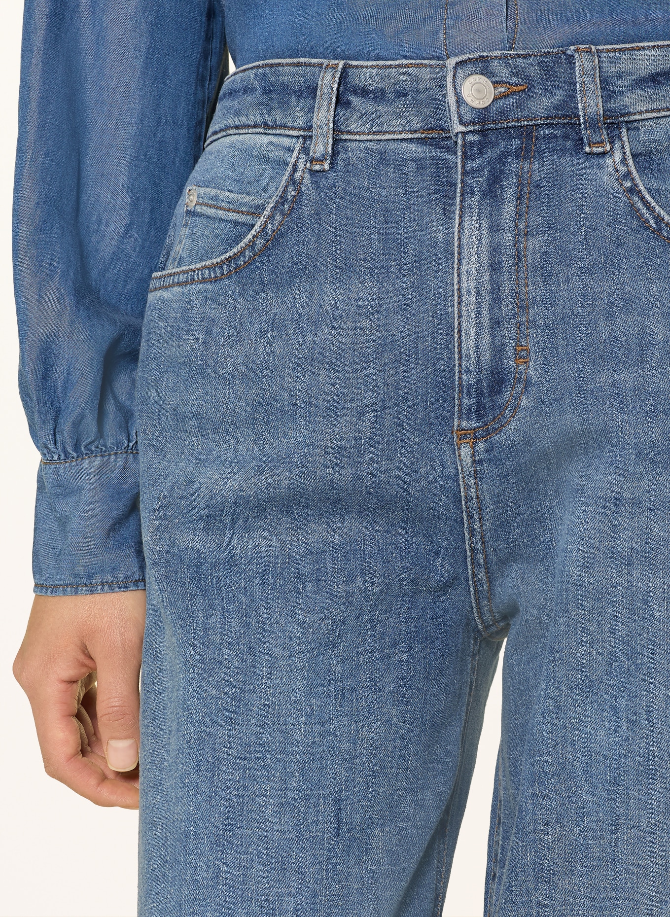 comma Wide Leg Jeans ANNA: 56Z7 BLUE