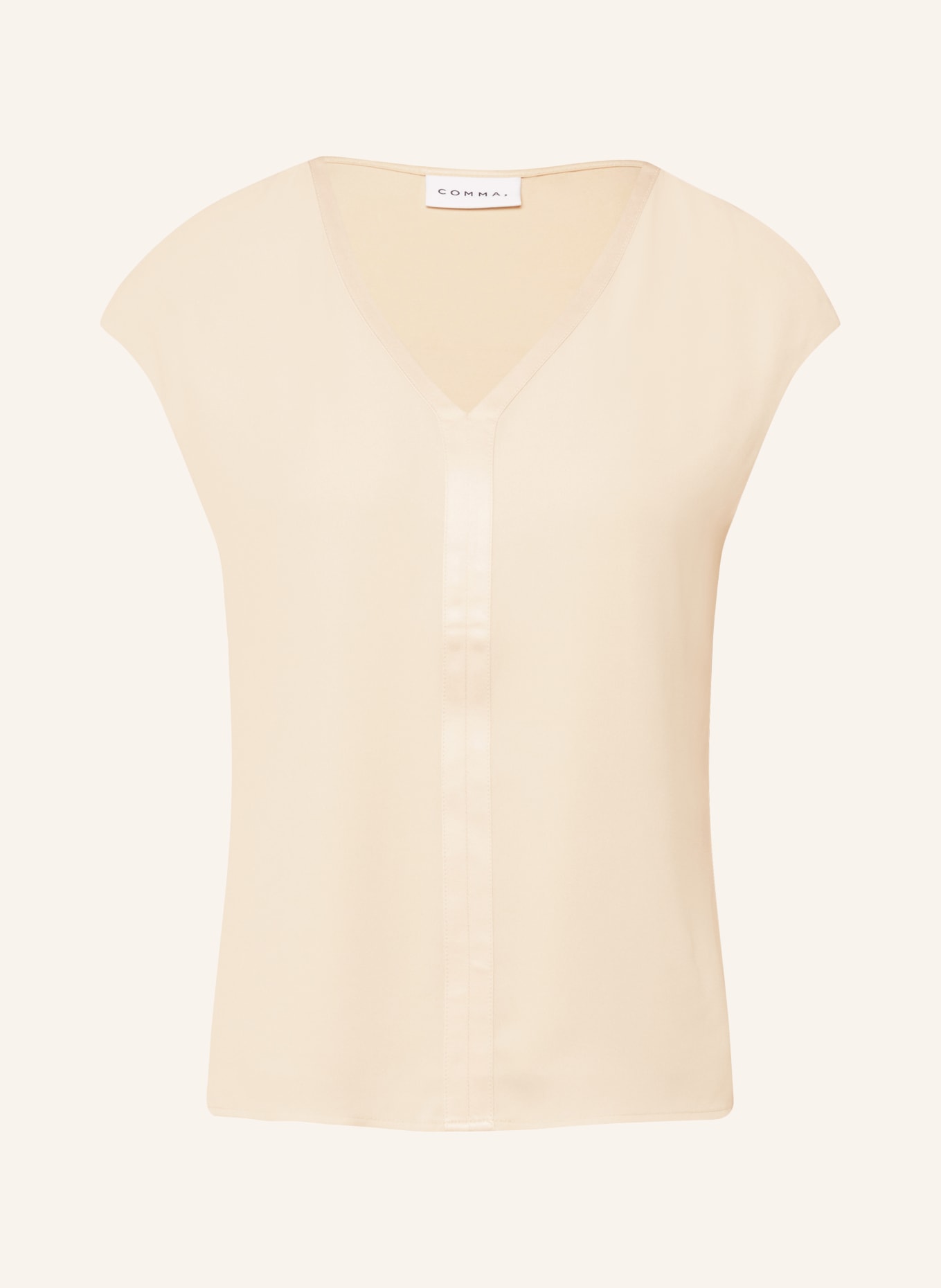 comma Blusentop: BEIGE