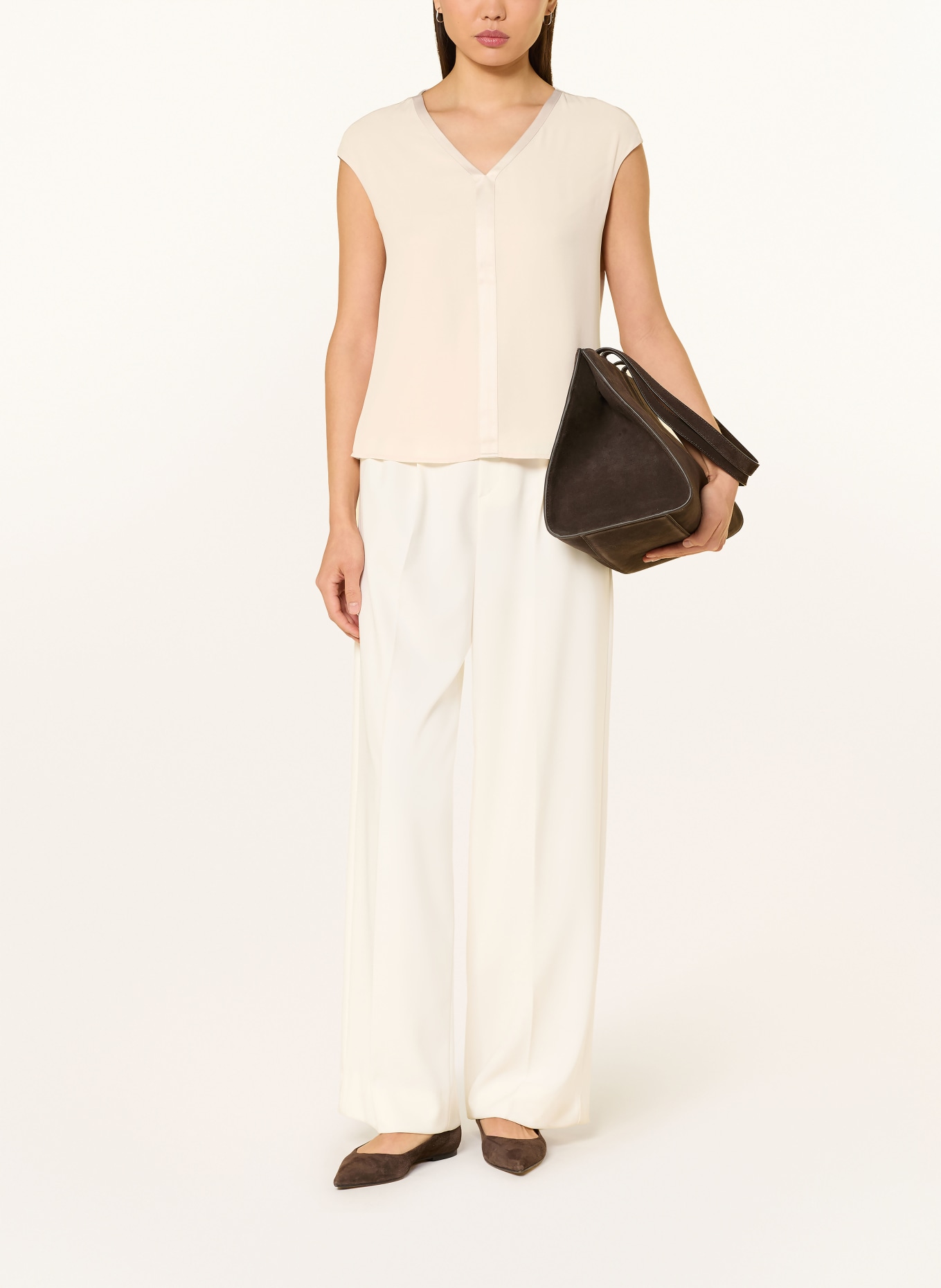 comma Blusentop: BEIGE