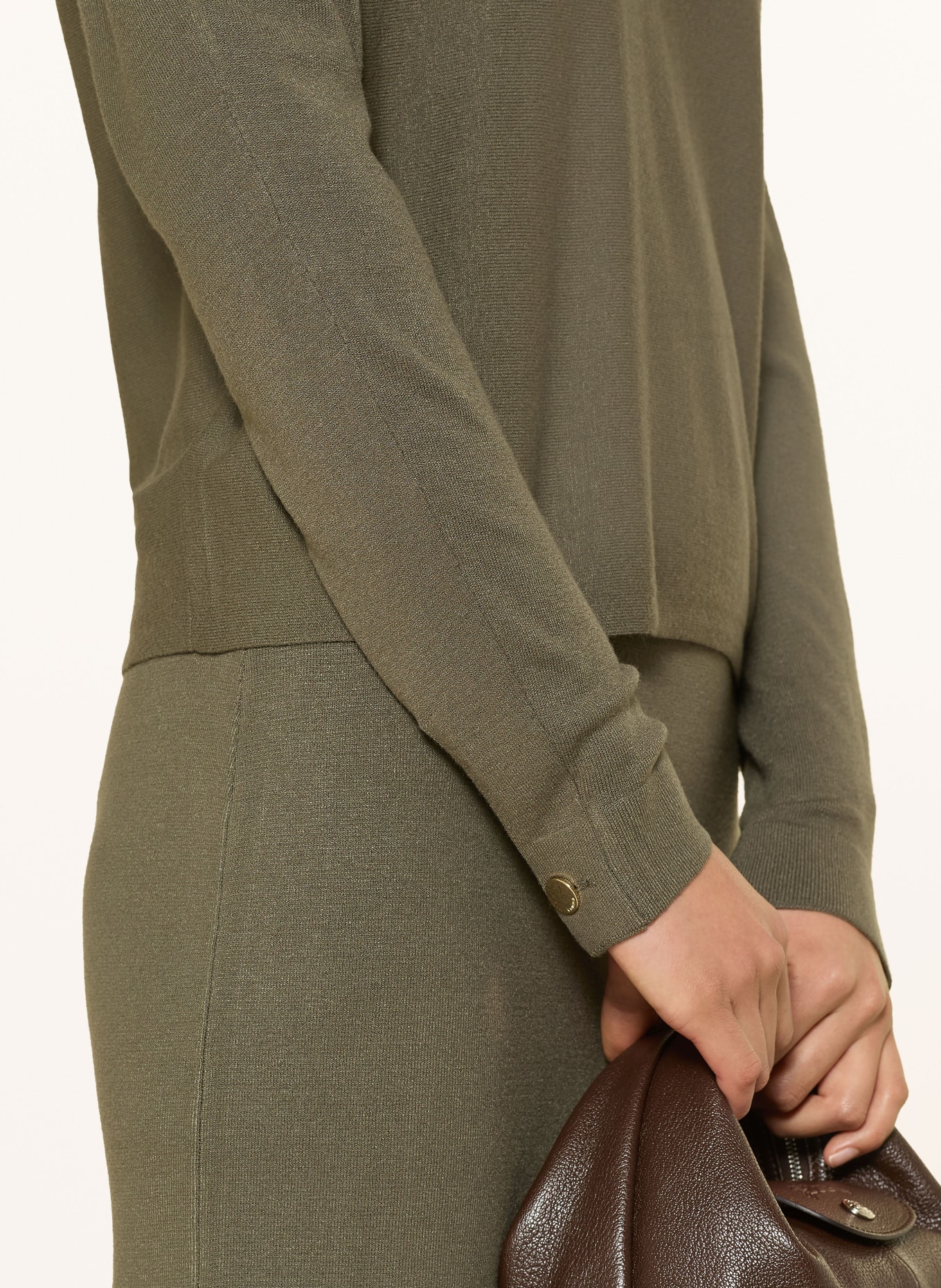 comma Pullover: KHAKI