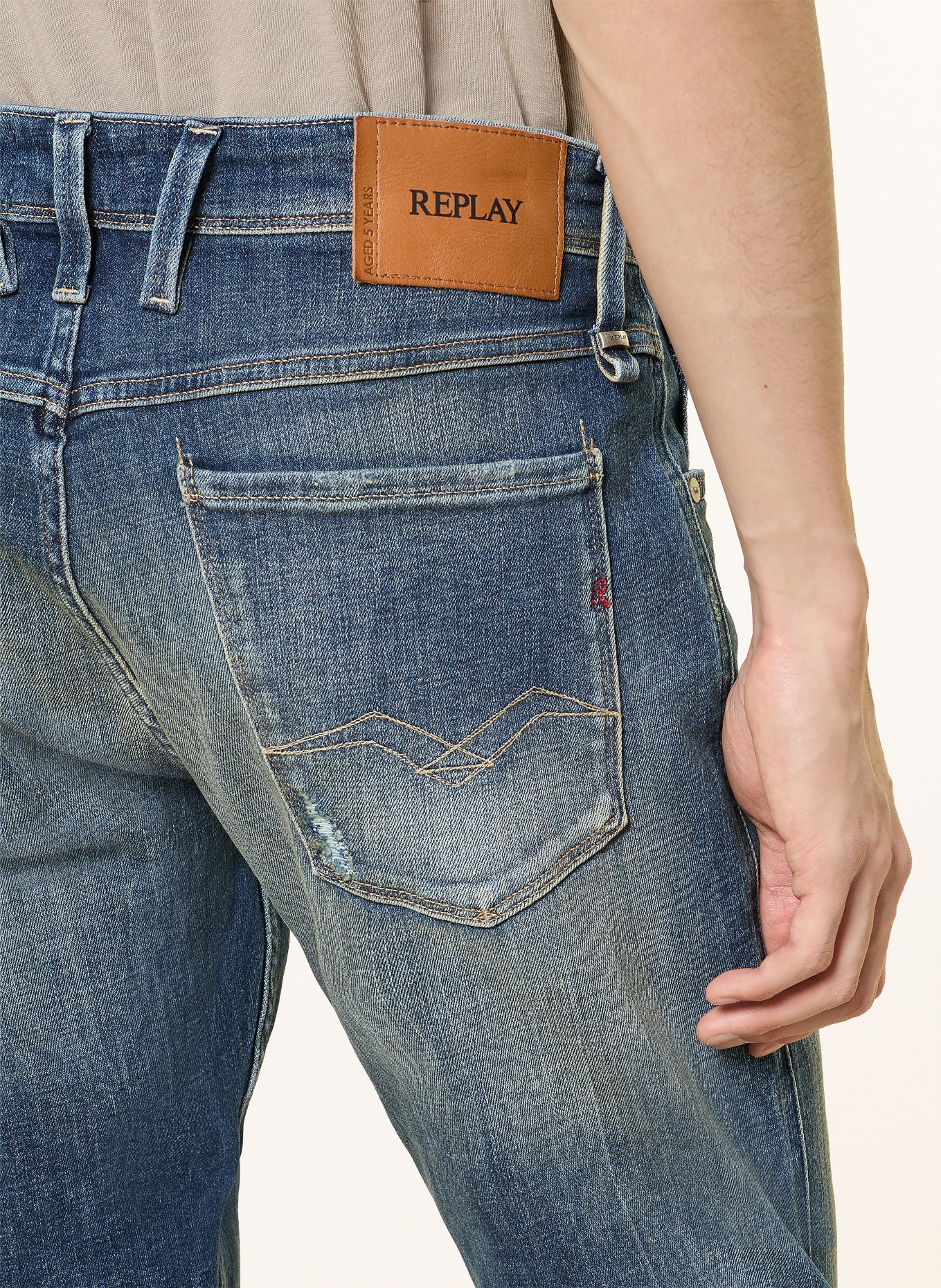 REPLAY Jeans ANBASS Slim Fit: 007 DARK BLUE