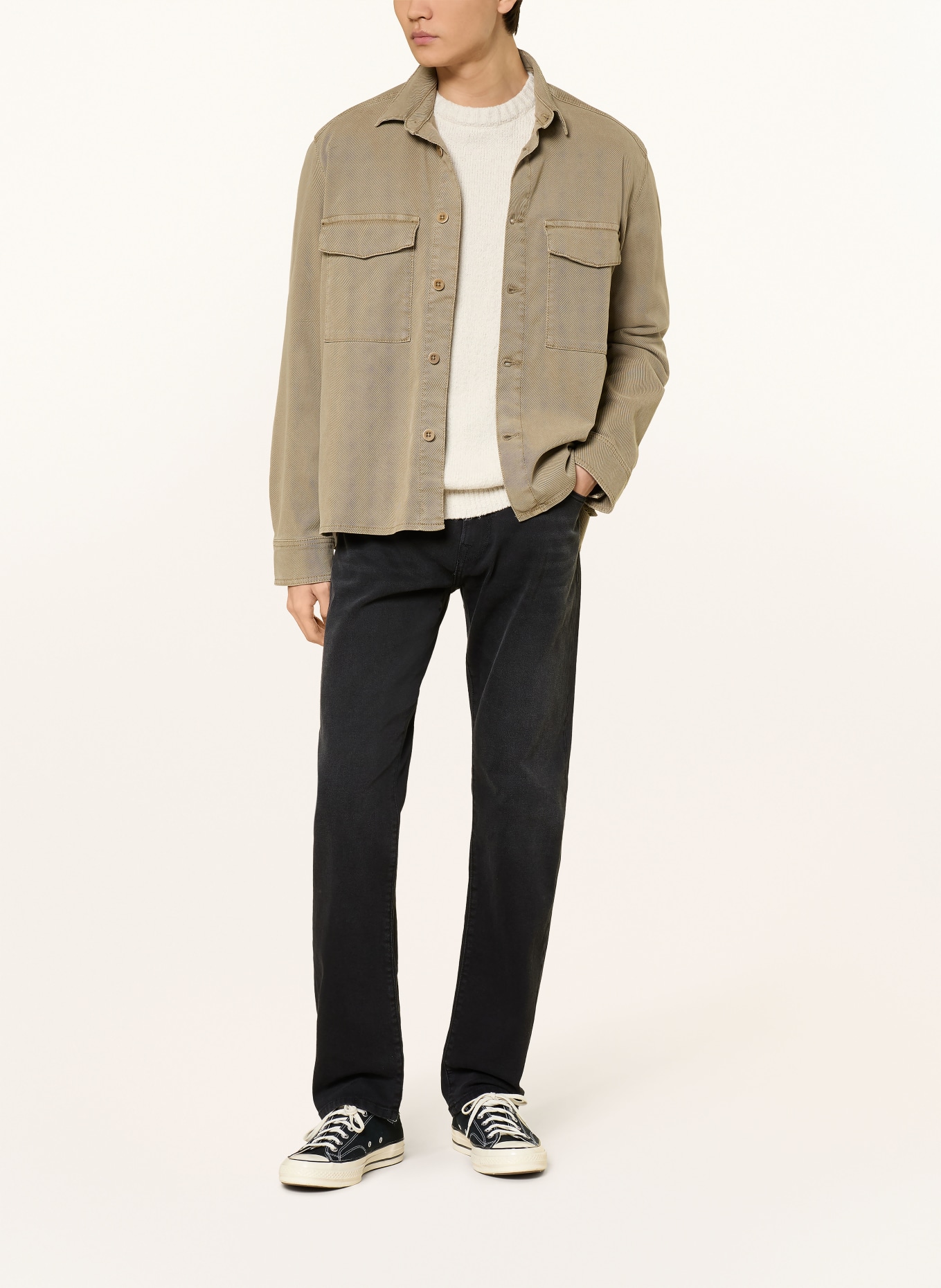 REPLAY Straight Fit Jeans: 099 BLACK DELAVÈ