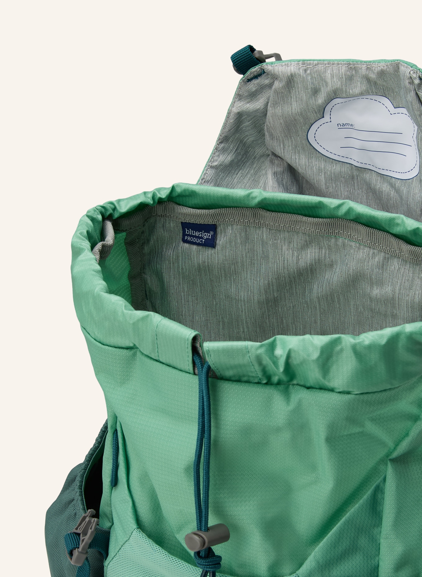 deuter Rucksack JUNIOR 18l: GRÜN / PETROL